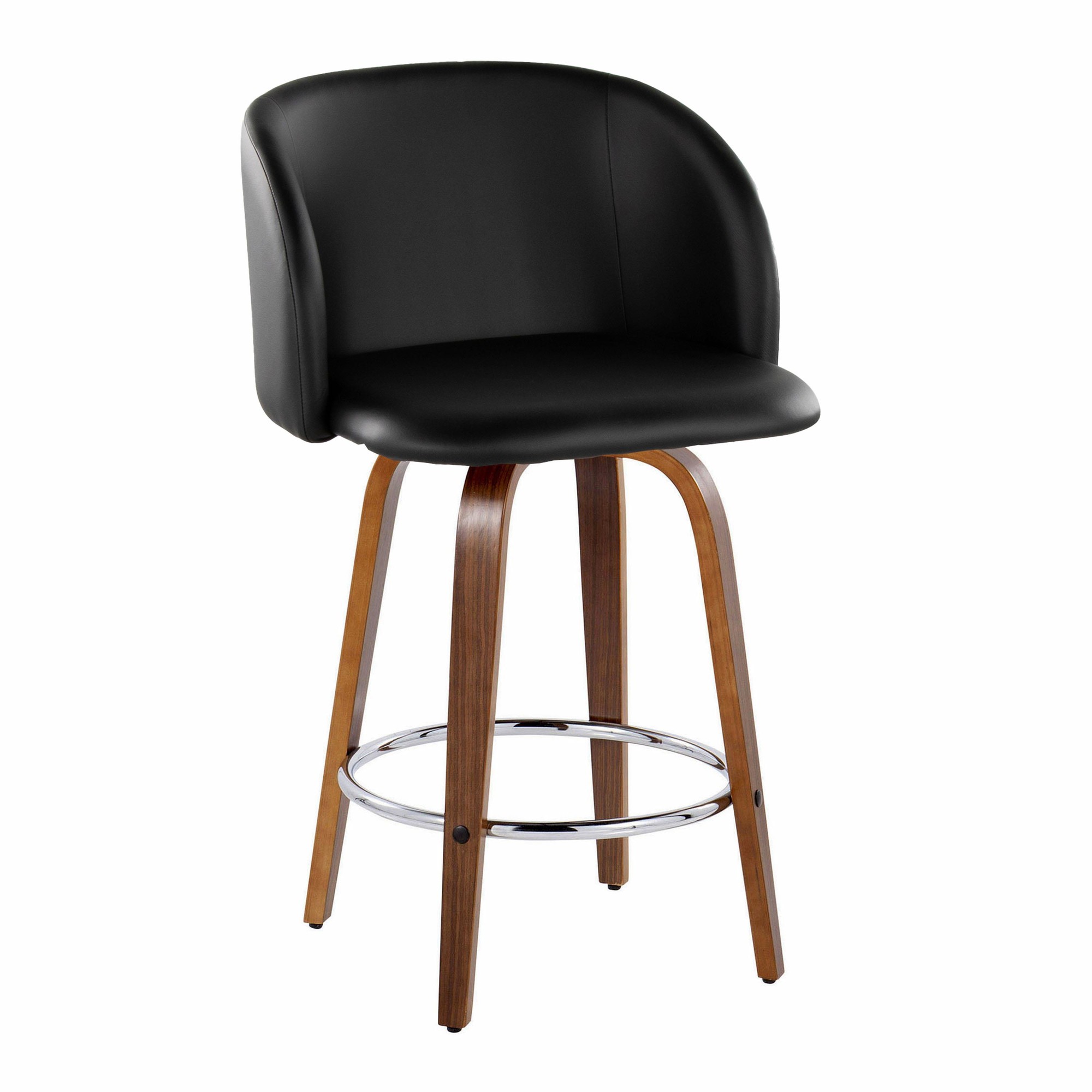 Fran-25-Mid-Century-Modern-Walnut-Black-Swivel-Stools-Set-of-2-3