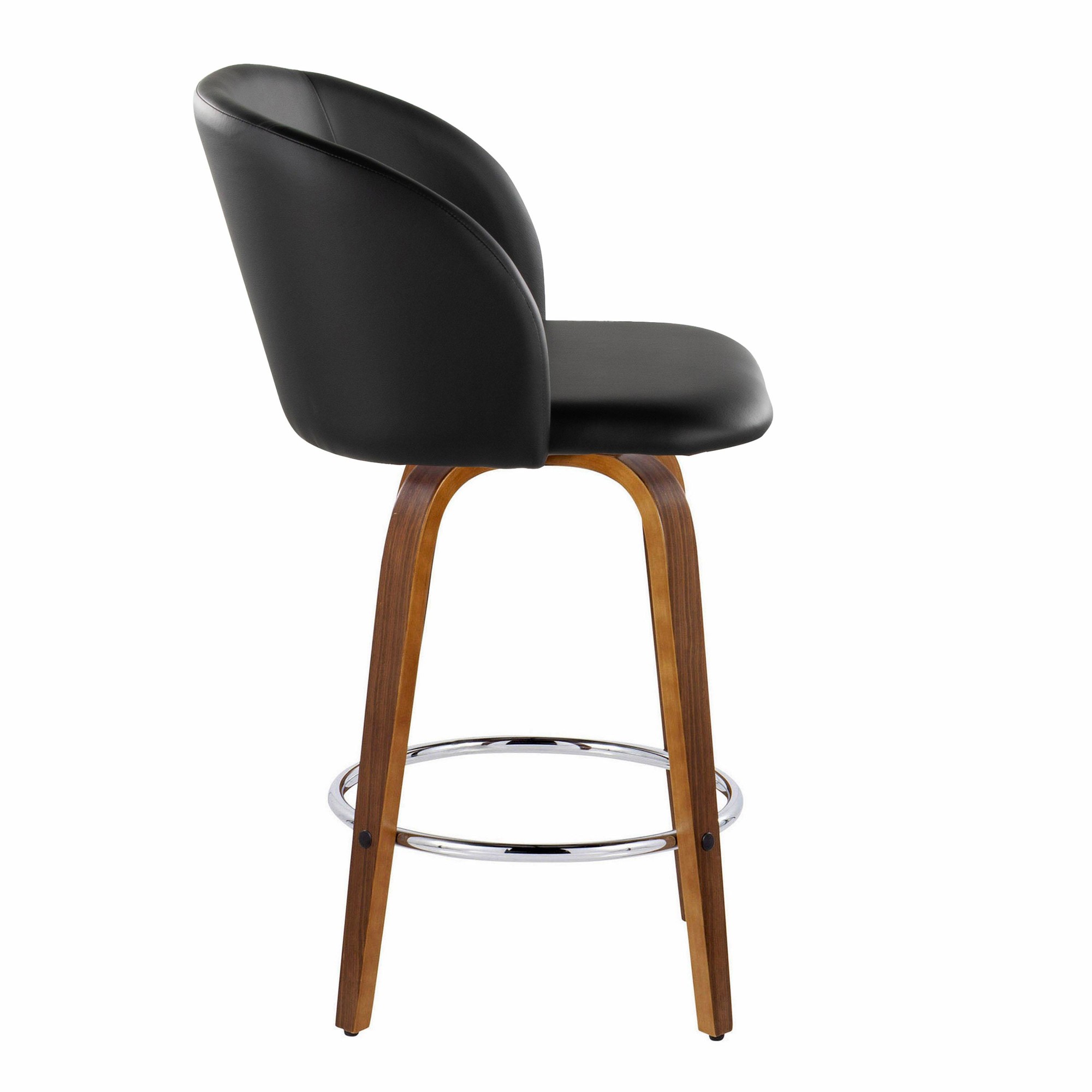 Fran-25-Mid-Century-Modern-Walnut-Black-Swivel-Stools-Set-of-2-4