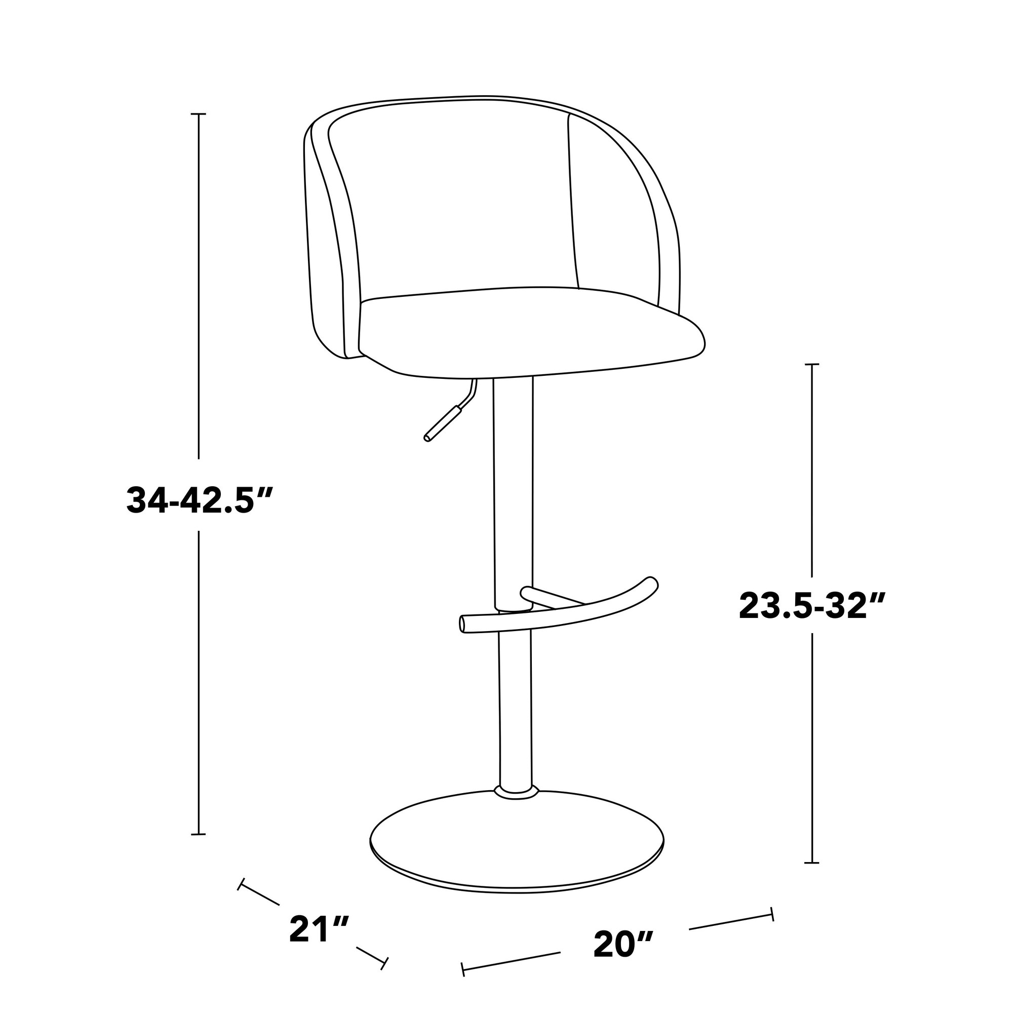 Fran-Black-Faux-Leather-Chrome-Contemporary-Adjustable-Barstool-Set-of-2-8