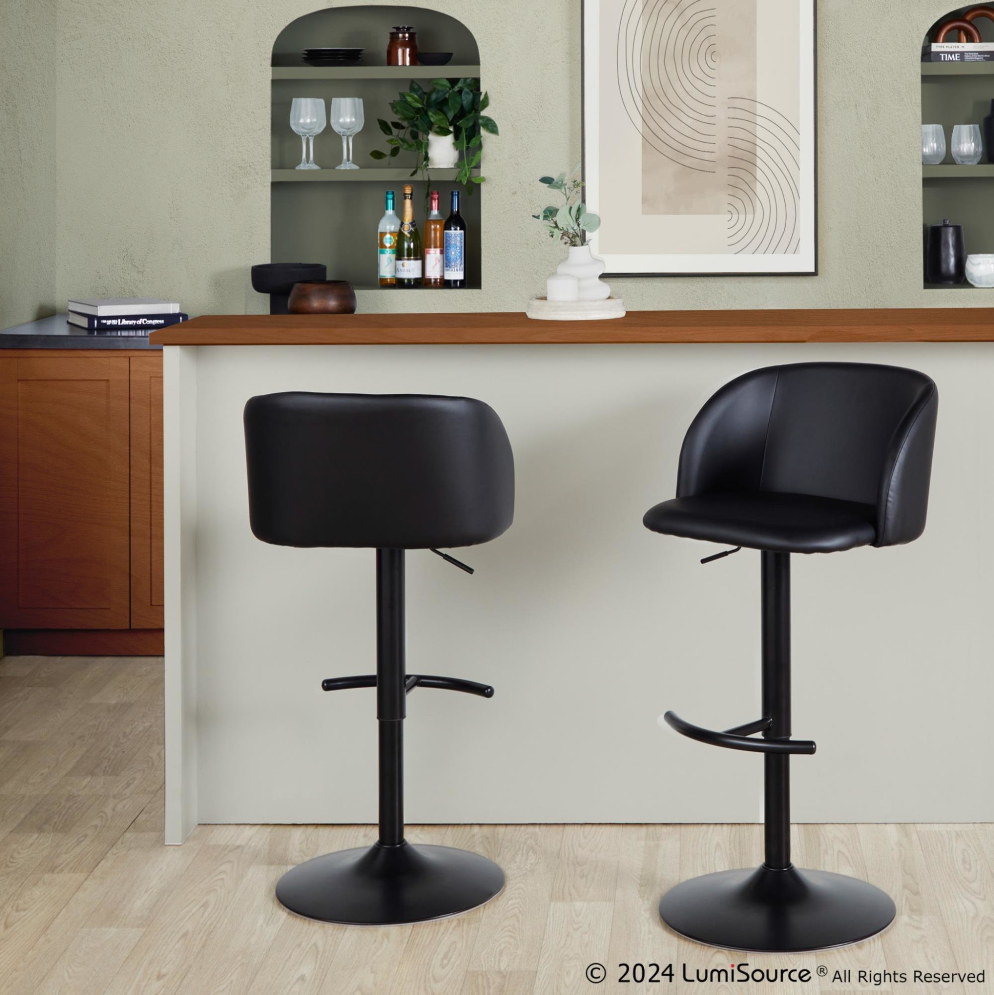 Fran-Black-Faux-Leather-Contemporary-Adjustable-Barstool-Set-of-2