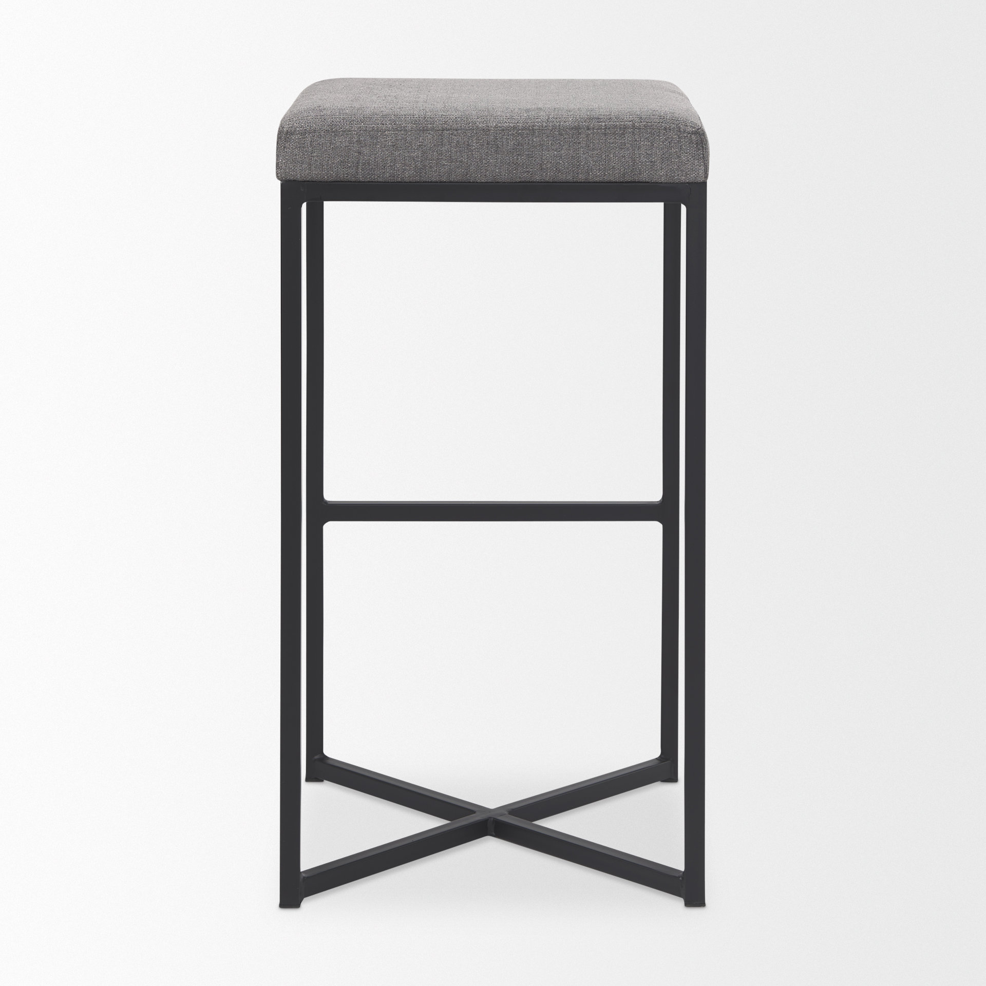 Frodo-16.5L-x-16.5W-x-29.75H-Gray-Fabric-Seat-WBlack-Iron-Frame-Bar-Stool-4