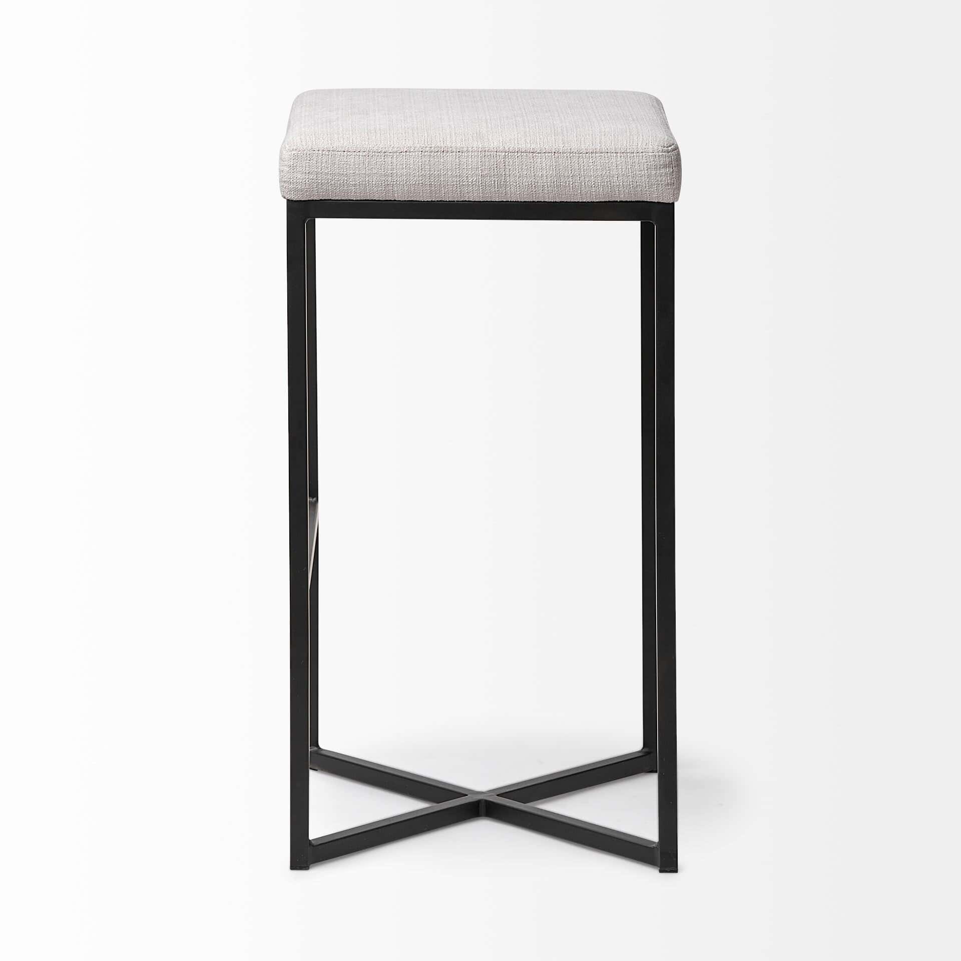Frodo-29.75-Seat-Height-White-Fabric-Seat-Black-Metal-Base-Stool-3