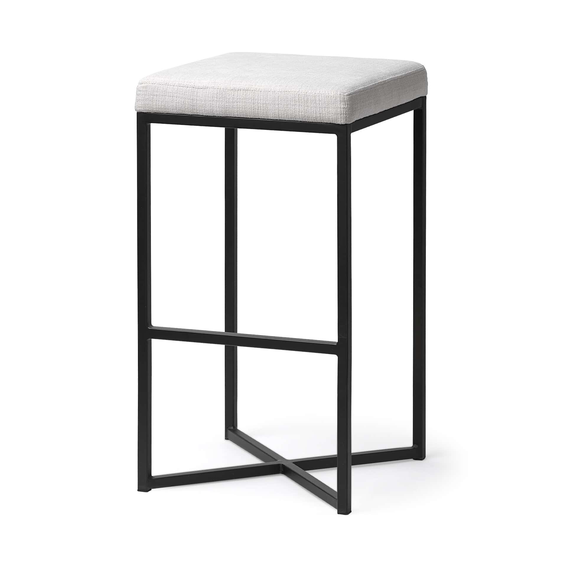 Frodo-29.75-Seat-Height-White-Fabric-Seat-Black-Metal-Base-Stool