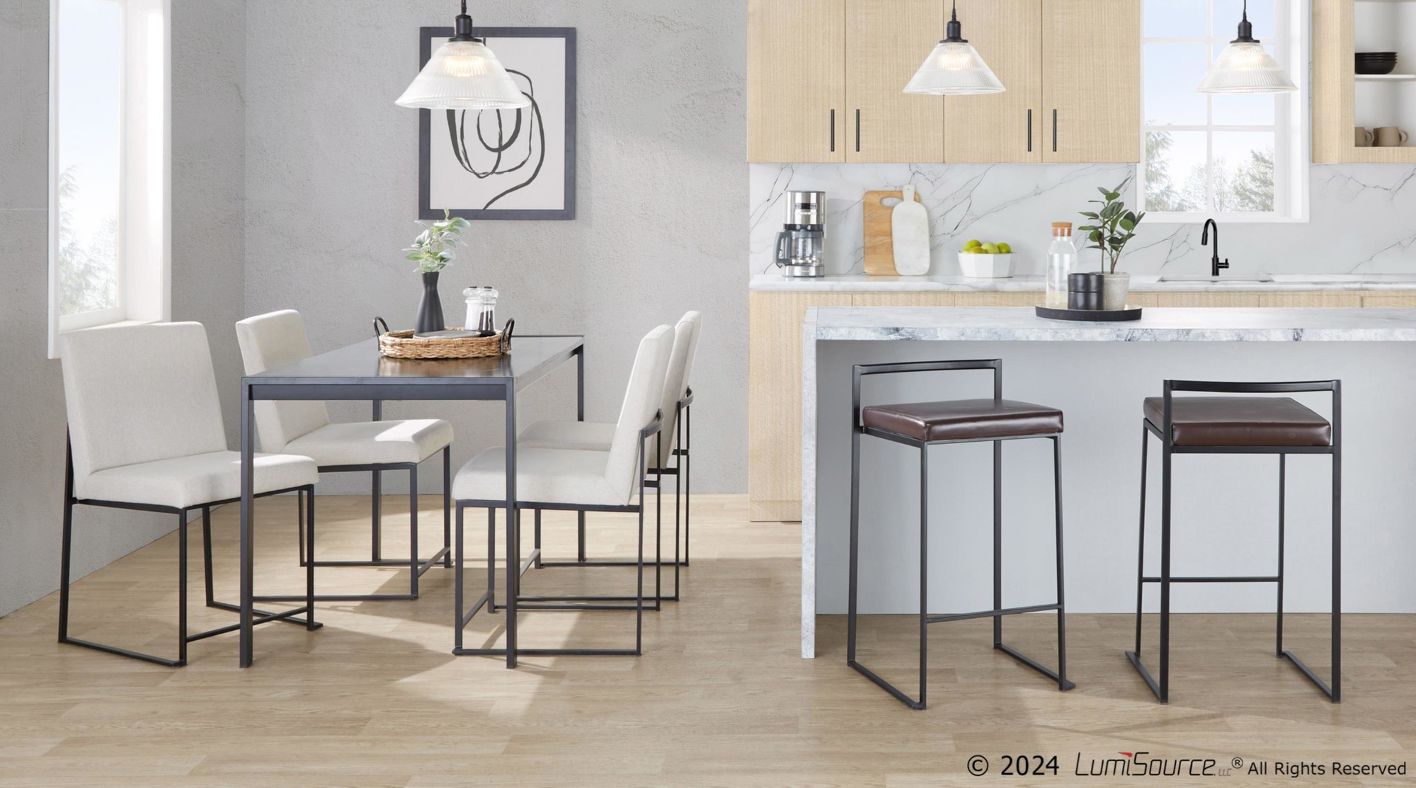 Fuji-26-Black-Metal-Brown-Faux-Leather-Contemporary-Stools-Set-of-3-2