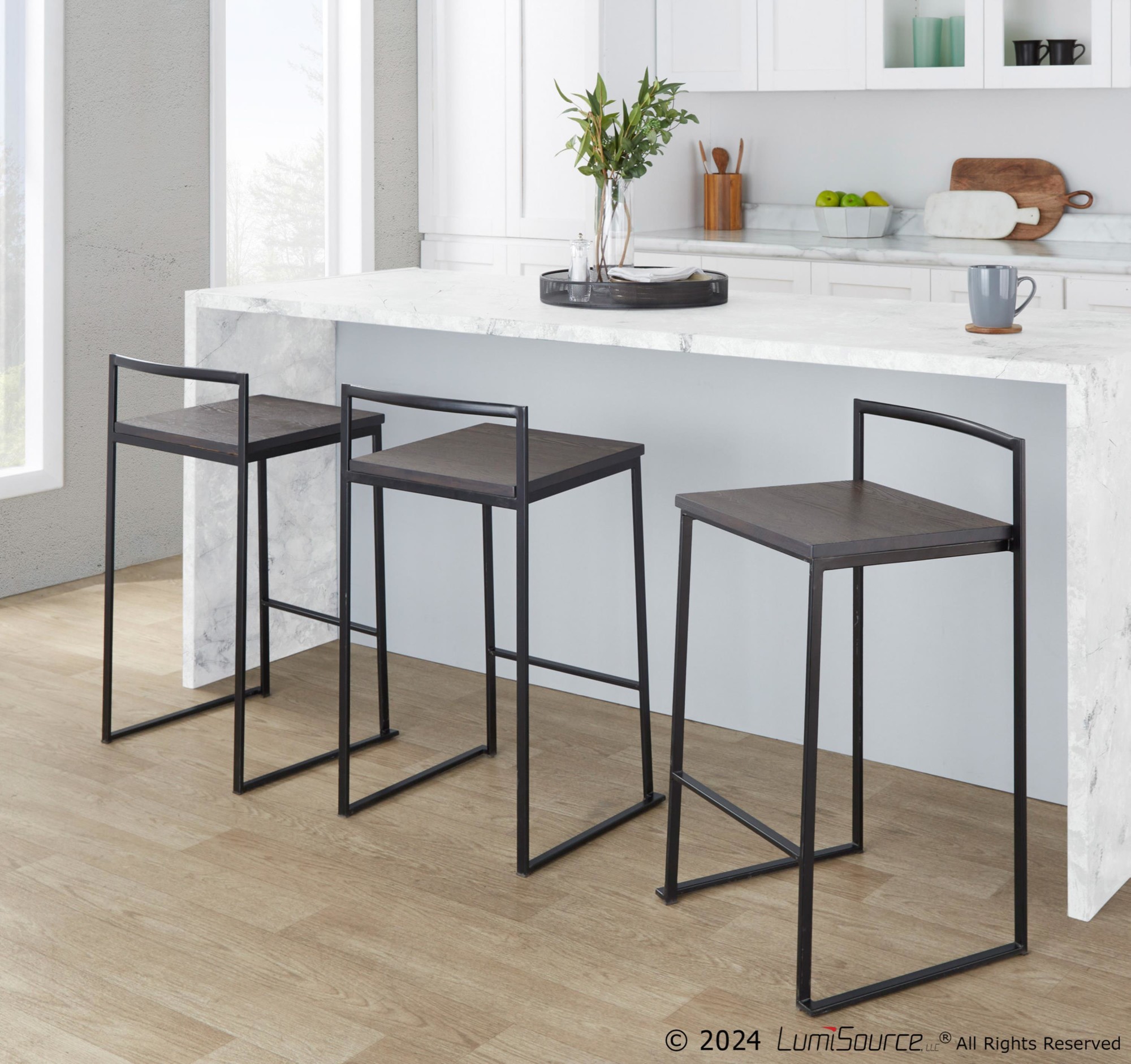 Fuji-26-Black-Metal-Espresso-Bamboo-Counter-Stool-Set-of-3