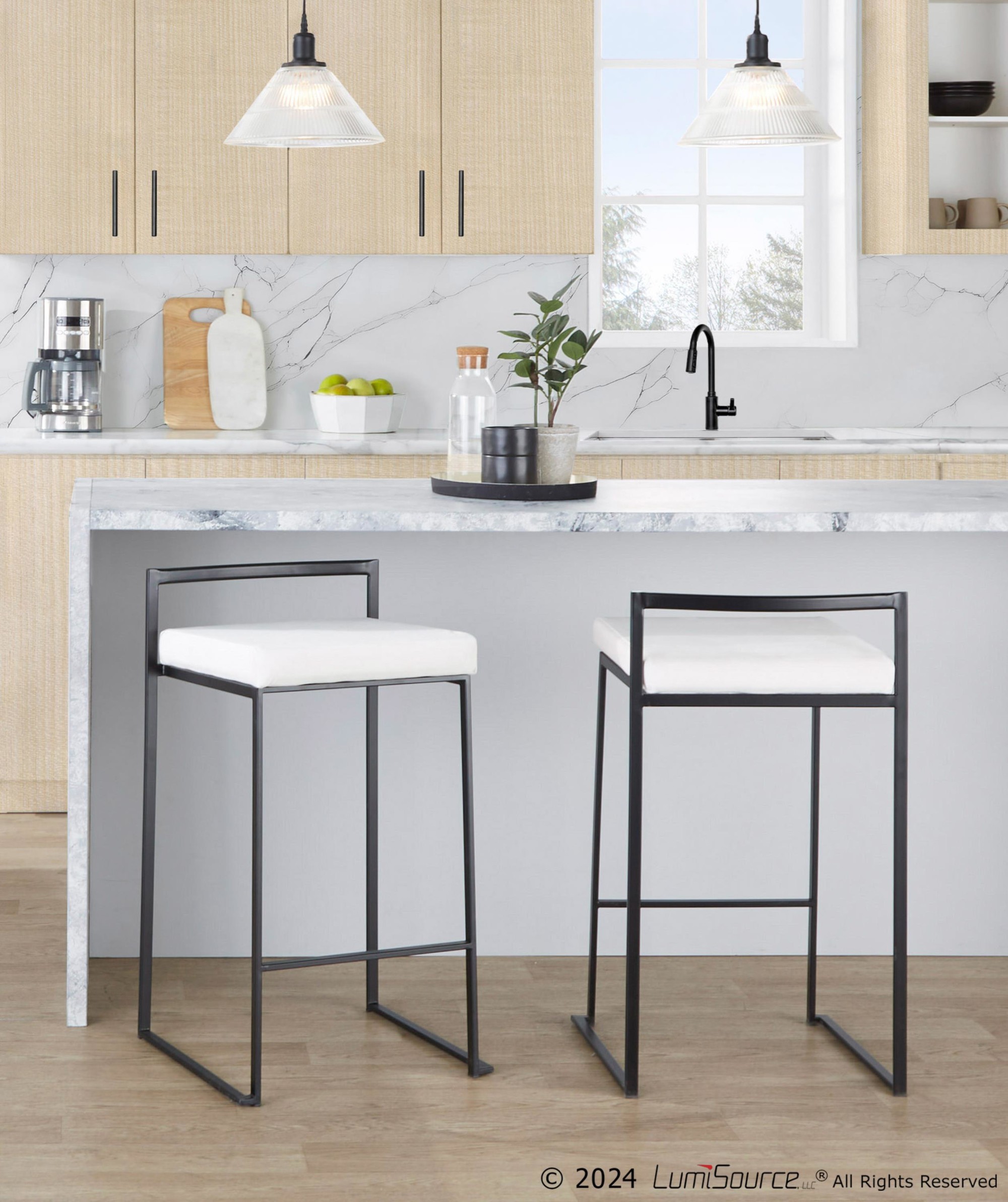 Fuji-26-Black-Metal-White-Velvet-Contemporary-Stools-Set-of-3
