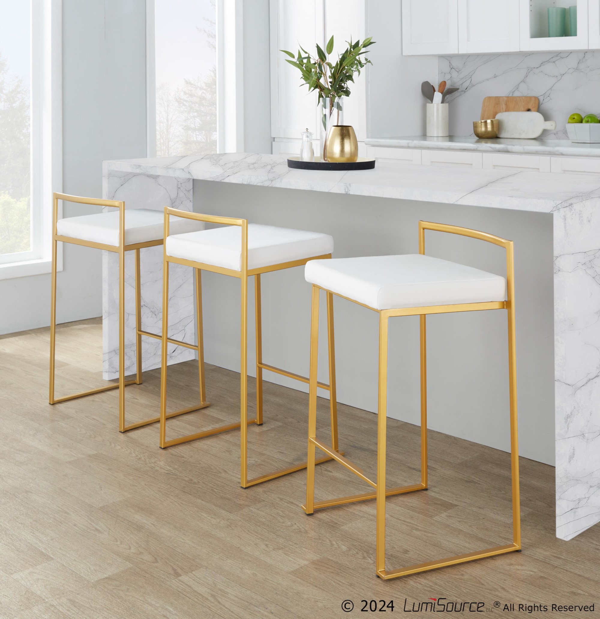 Fuji-26-Gold-White-Velvet-Contemporary-Stackable-Stool-Set-of-3-2