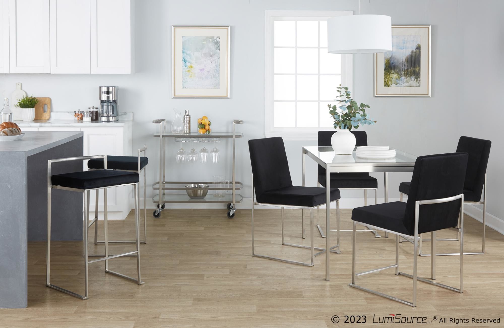 Fuji-26-Inch-Contemporary-Black-Velvet-Stainless-Steel-Counter-Stools-Set-of-3-5