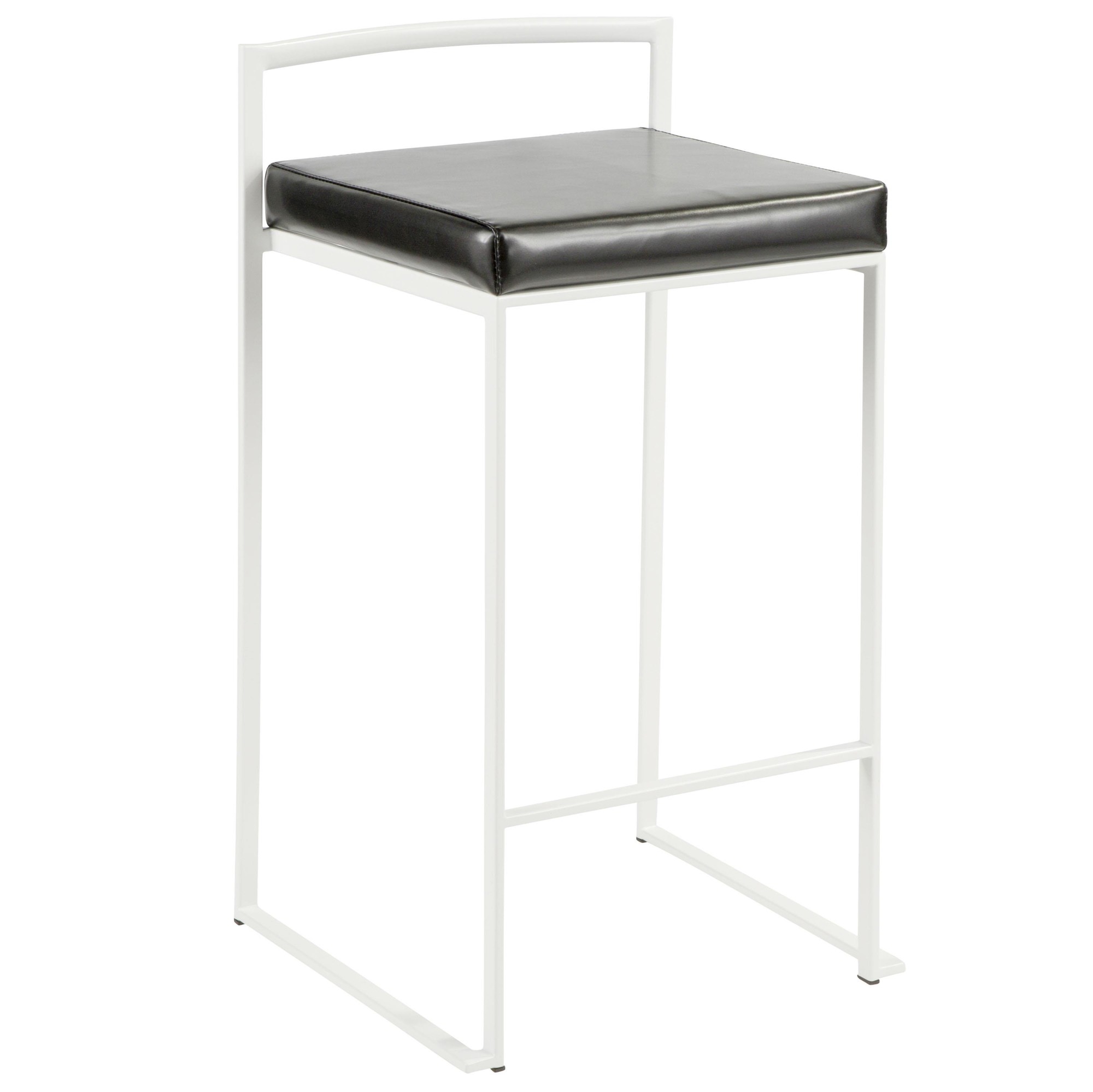 Fuji-26-Inch-Contemporary-Stackable-Counter-Stool-in-White-Metal-and-Black-Faux-Leather-Set-of-3-Set-of-3-3