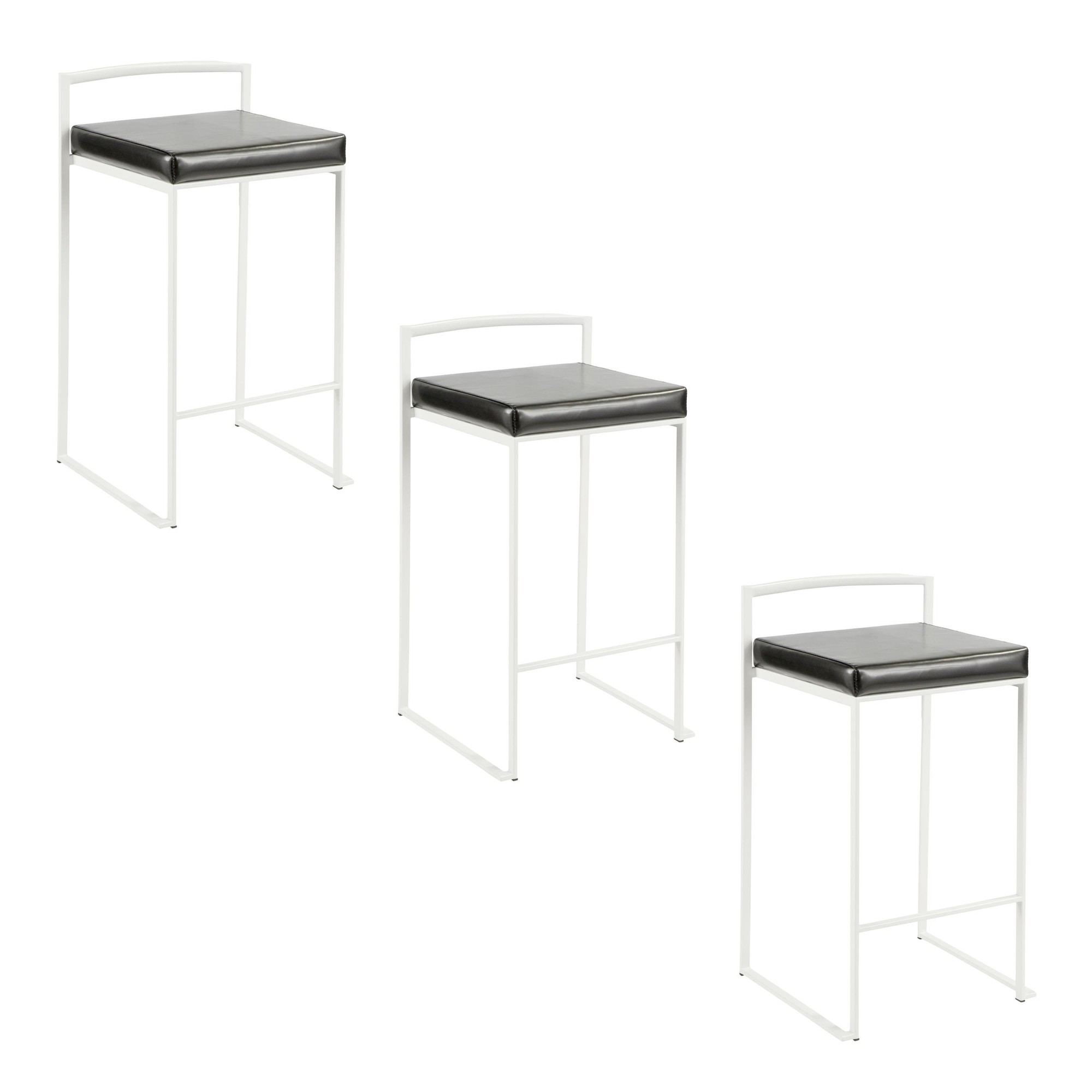 Fuji-26-Inch-Contemporary-Stackable-Counter-Stool-in-White-Metal-and-Black-Faux-Leather-Set-of-3-Set-of-3-9