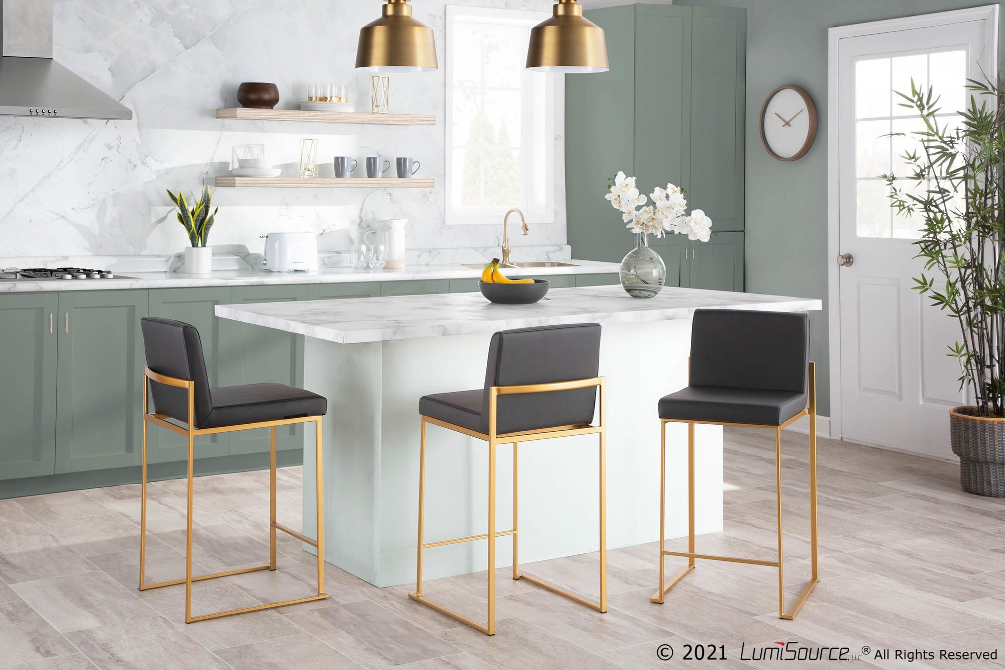Fuji-26-Inch-Gold-Steel-Grey-Contemporary-Counter-Stool-Set-of-3