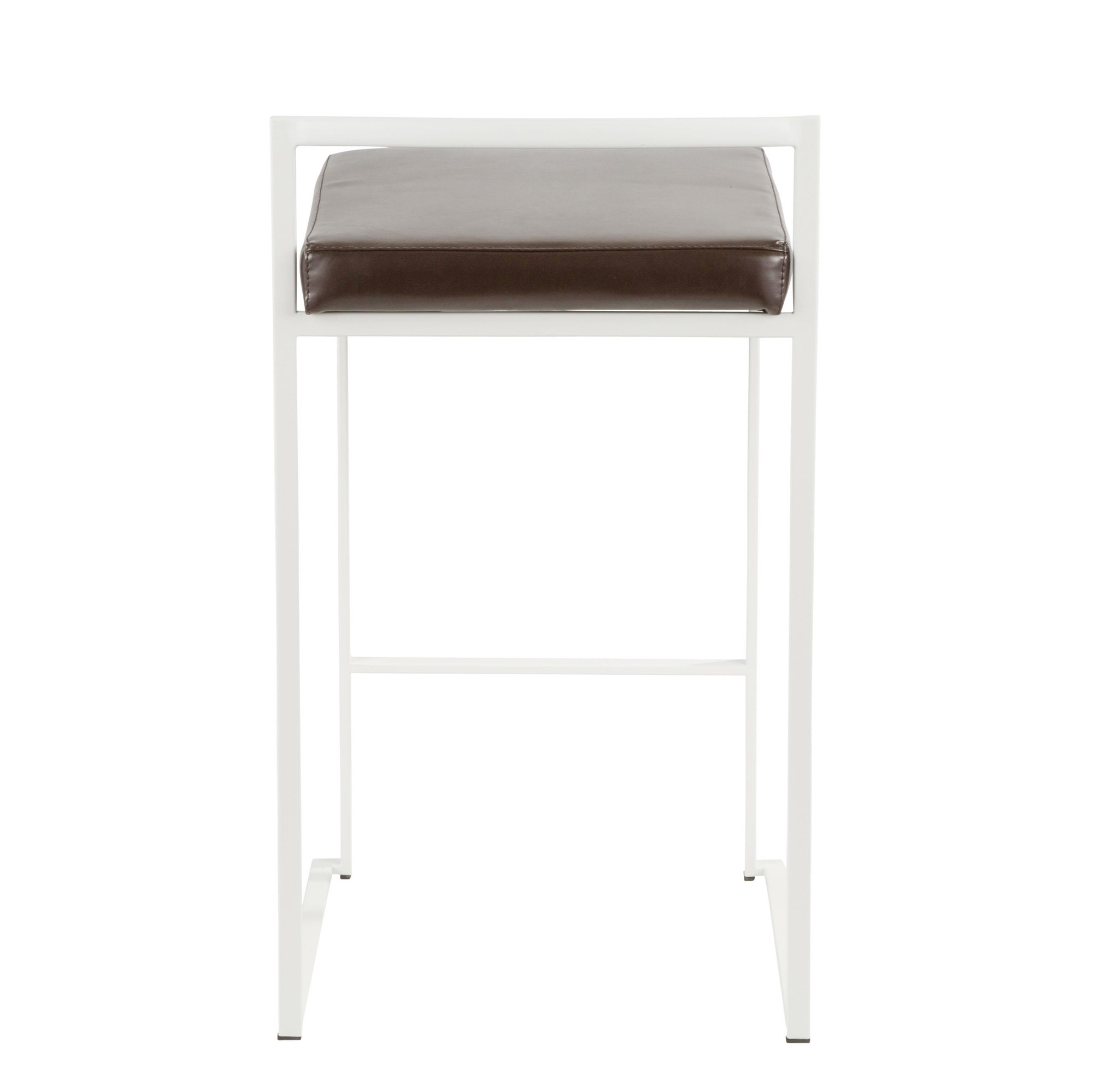 Fuji-26-White-Metal-Brown-Faux-Leather-Contemporary-Stools-Set-of-3-6