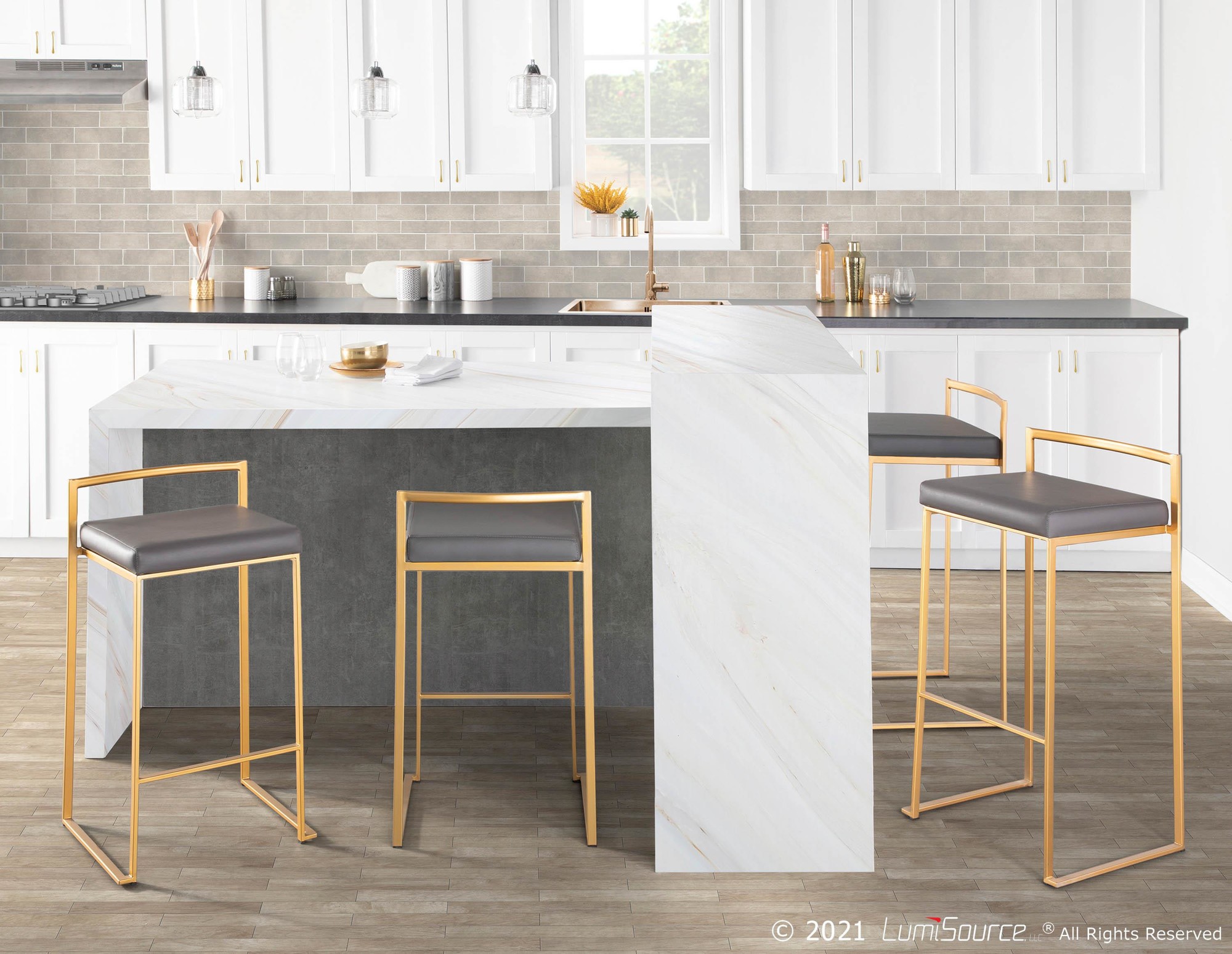 Fuji-30-Gold-Grey-Faux-Leather-Contemporary-Barstool-Set-of-3