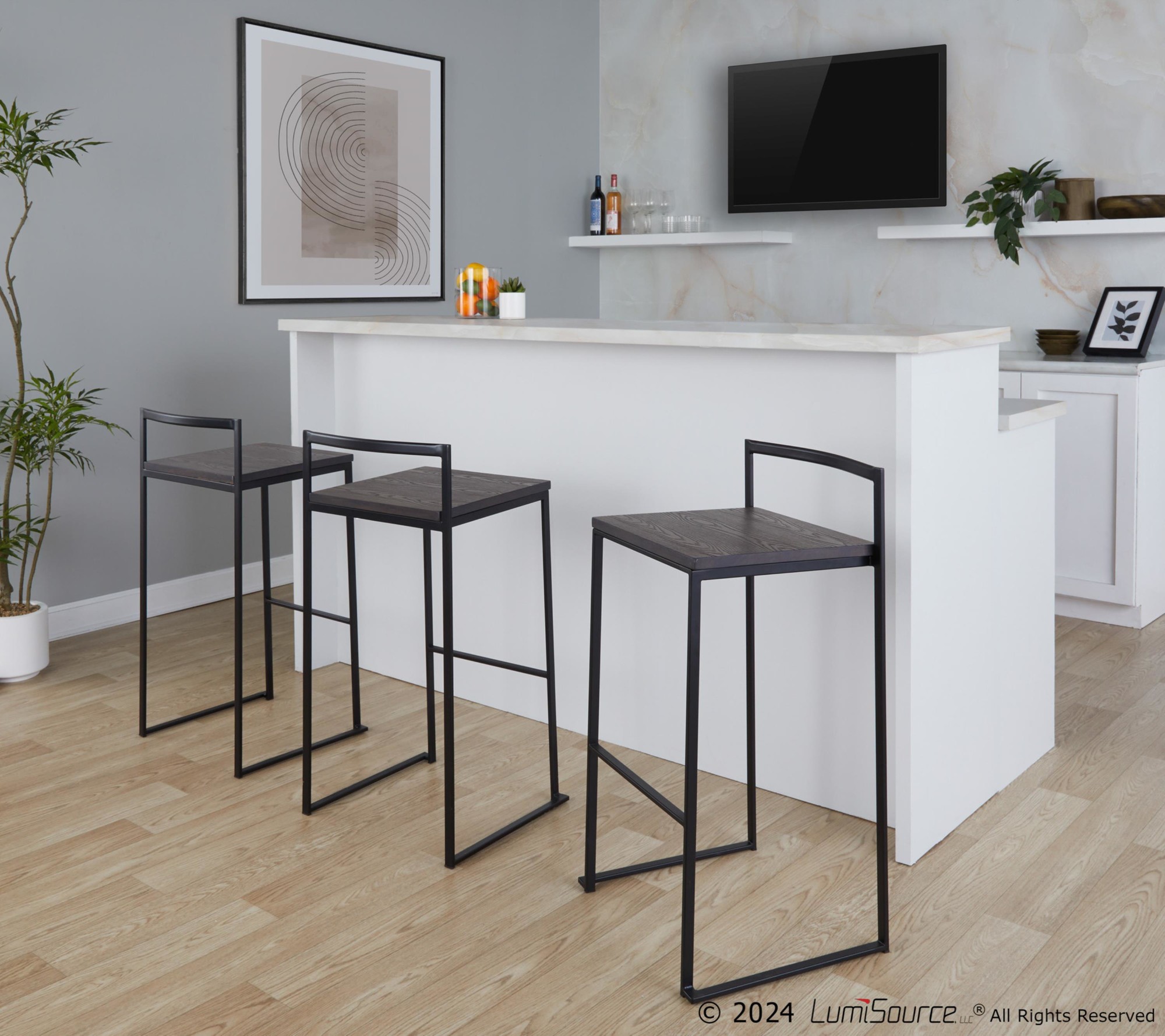 Fuji-30-Industrial-Black-Metal-Barstool-Espresso-Bamboo-Set-of-2