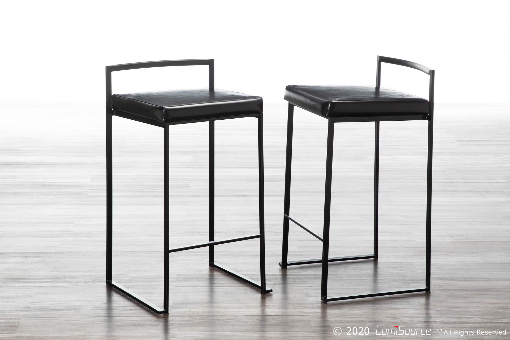 Fuji-Black-Contemporary-Stackable-Counter-Stools-Set-of-2