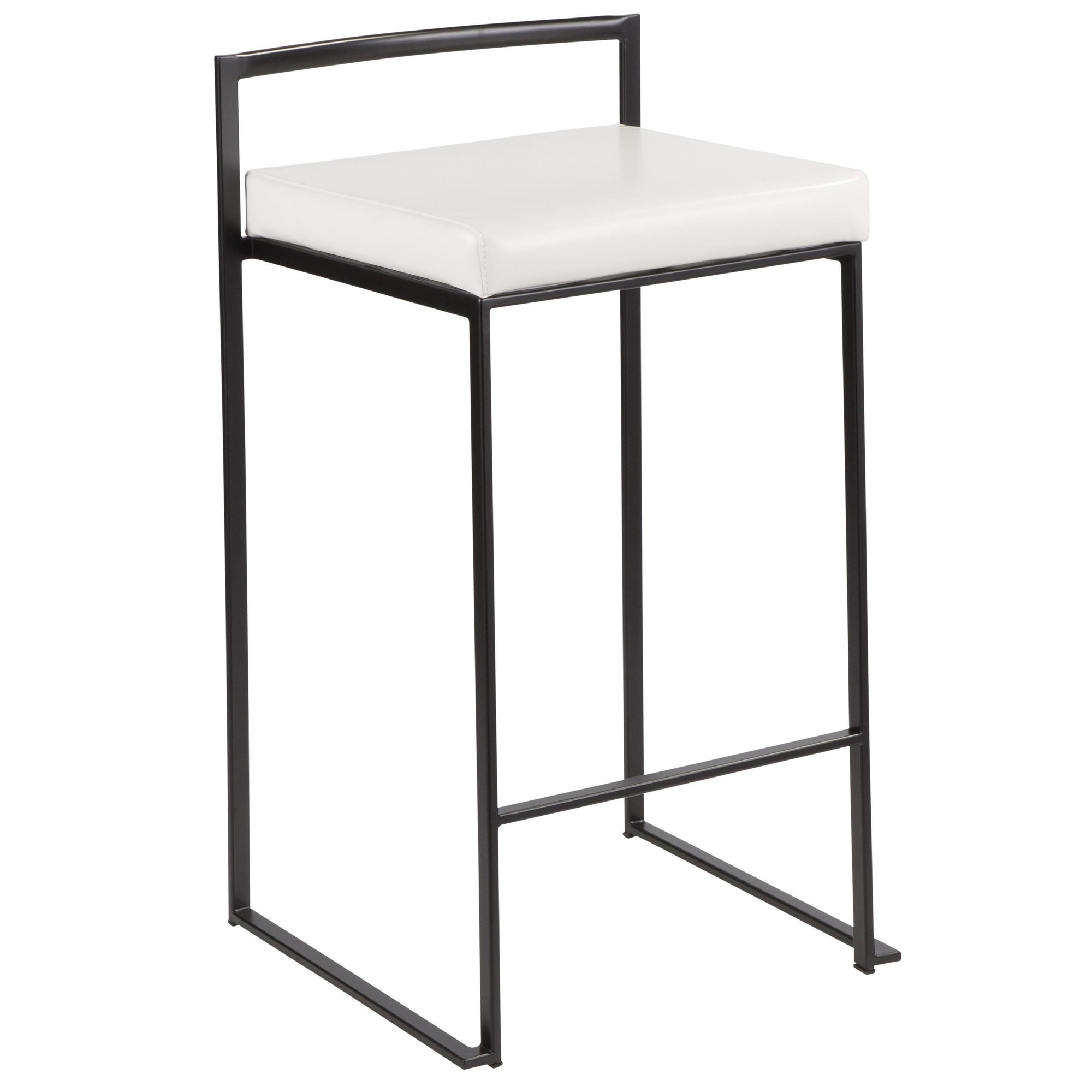 Fuji-Black-Contemporary-Stackable-Counter-Stools-White-Faux-Leather-Set-of-2-6