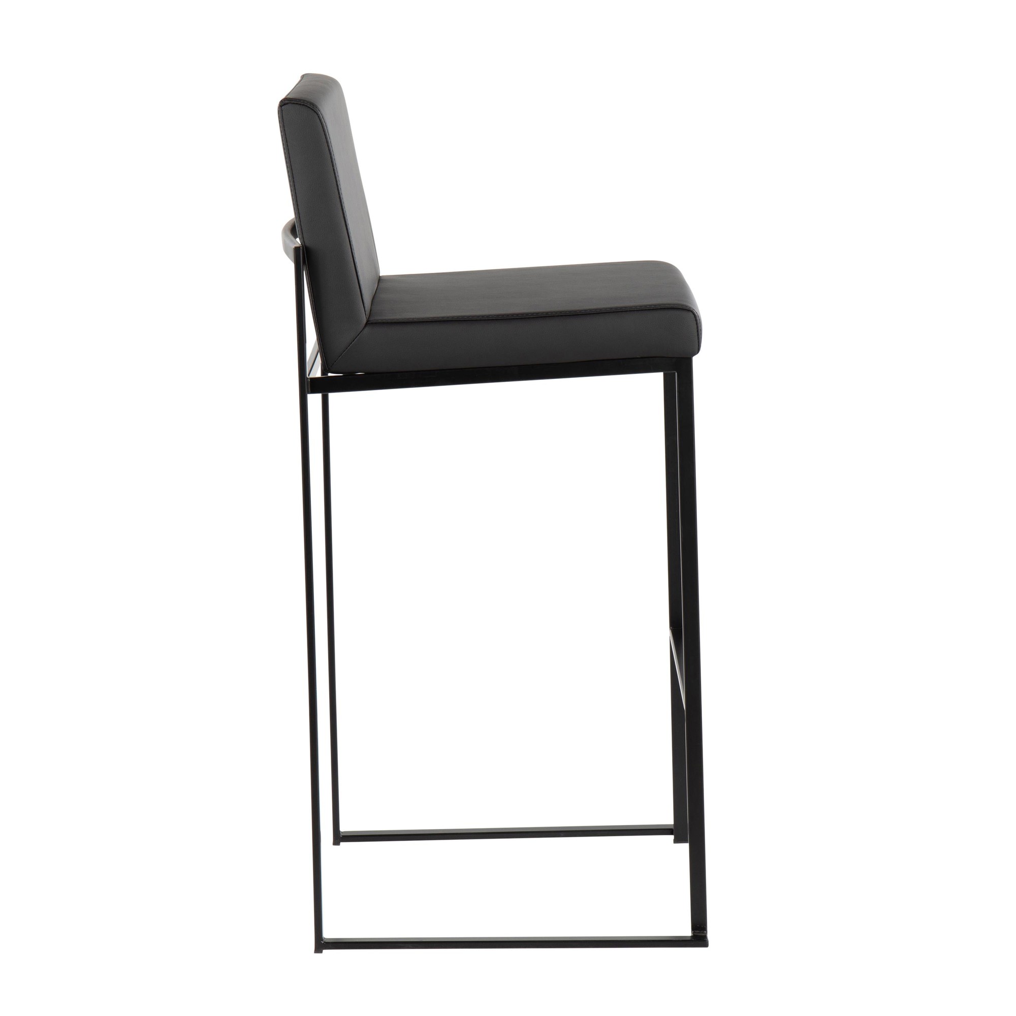 Fuji-Black-Faux-Leather-Contemporary-High-Back-Barstools-Set-of-2-3