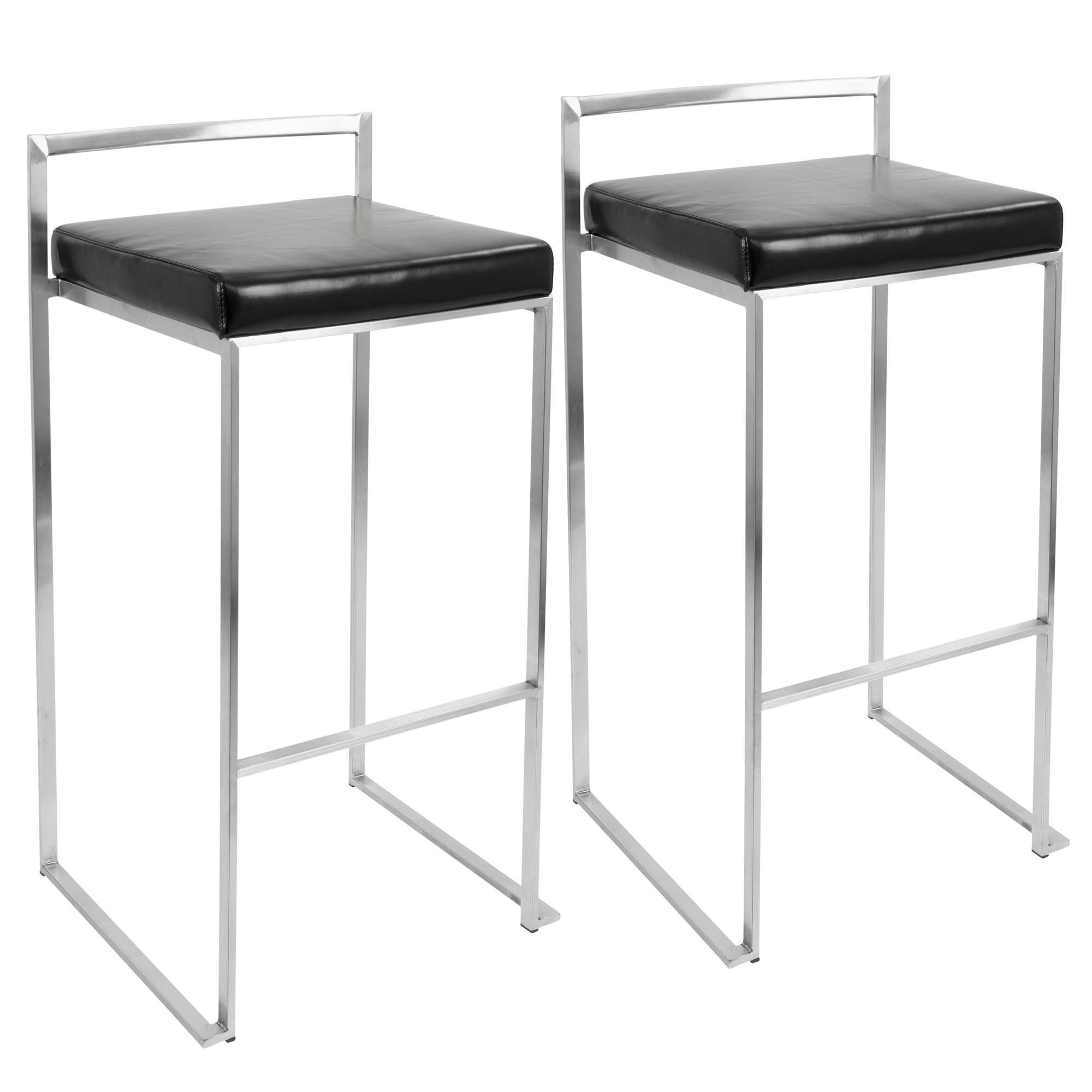 Fuji-Black-Faux-Leather-Contemporary-Stackable-Barstool-30-Inch-Set-of-2-4