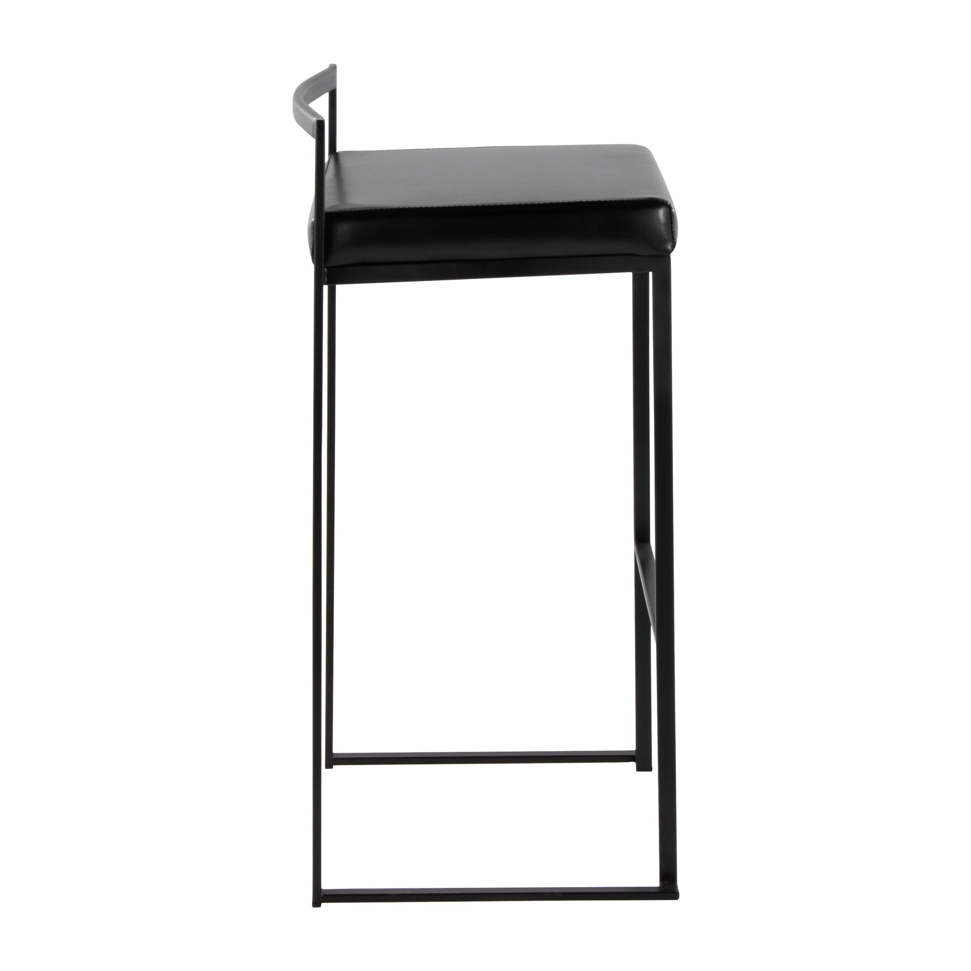 Fuji-Black-Metal-Black-Faux-Leather-Contemporary-Barstools-Set-of-2-3