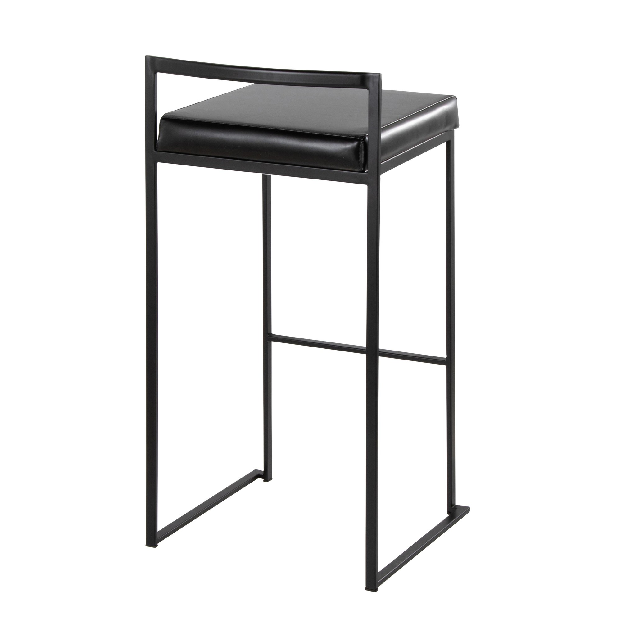 Fuji-Black-Metal-Black-Faux-Leather-Contemporary-Barstools-Set-of-2-4