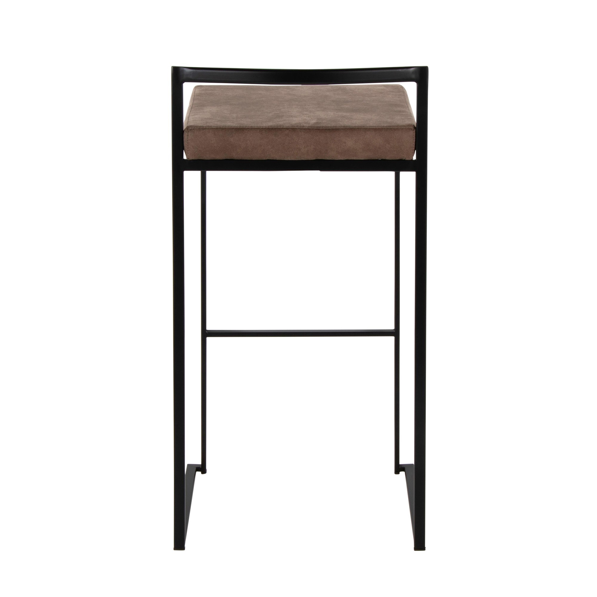 Fuji-Black-Metal-Brown-Cowboy-Fabric-Contemporary-Barstools-Set-of-2-5