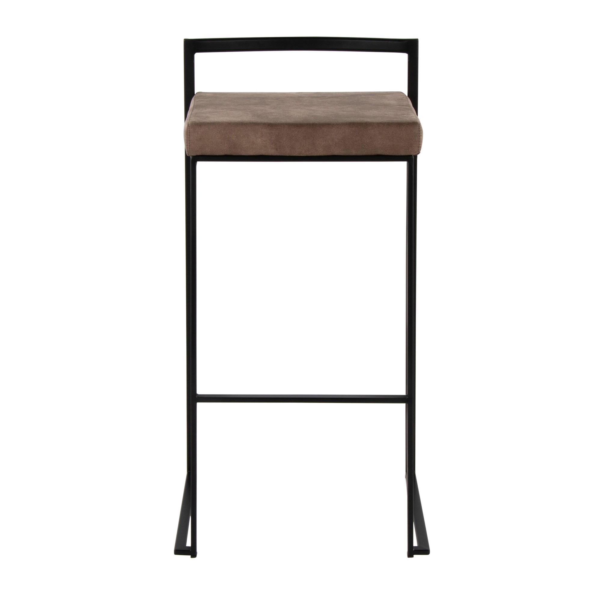 Fuji-Black-Metal-Brown-Cowboy-Fabric-Contemporary-Barstools-Set-of-2-6
