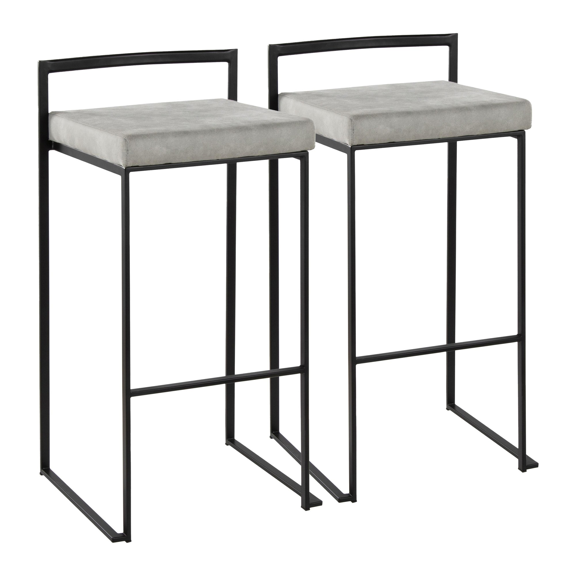 Fuji-Black-Metal-Light-Grey-Cowboy-Contemporary-Stackable-Barstools-Set-of-2-1