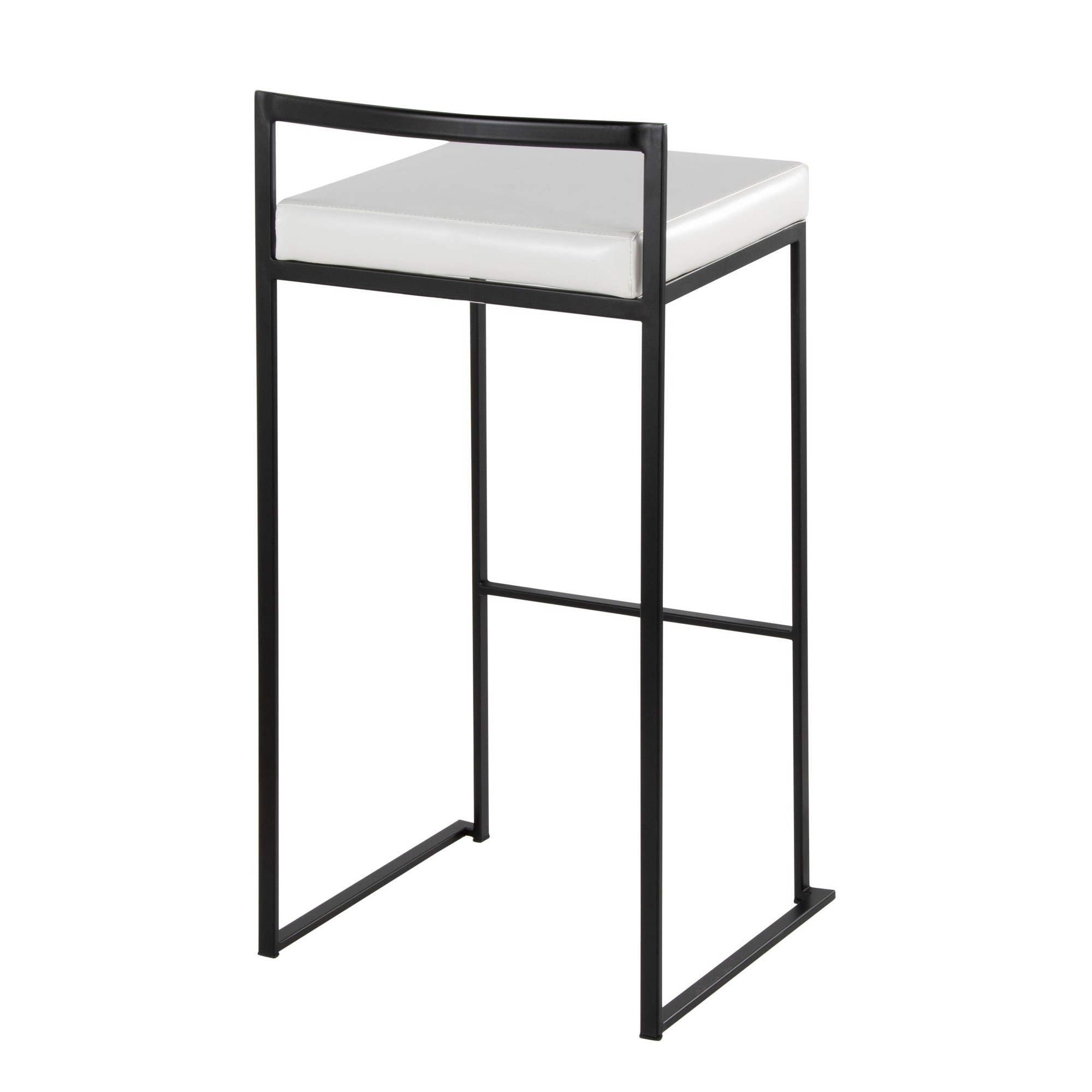 Fuji-Black-Metal-White-Faux-Leather-Contemporary-Stackable-Barstools-Set-of-2-4