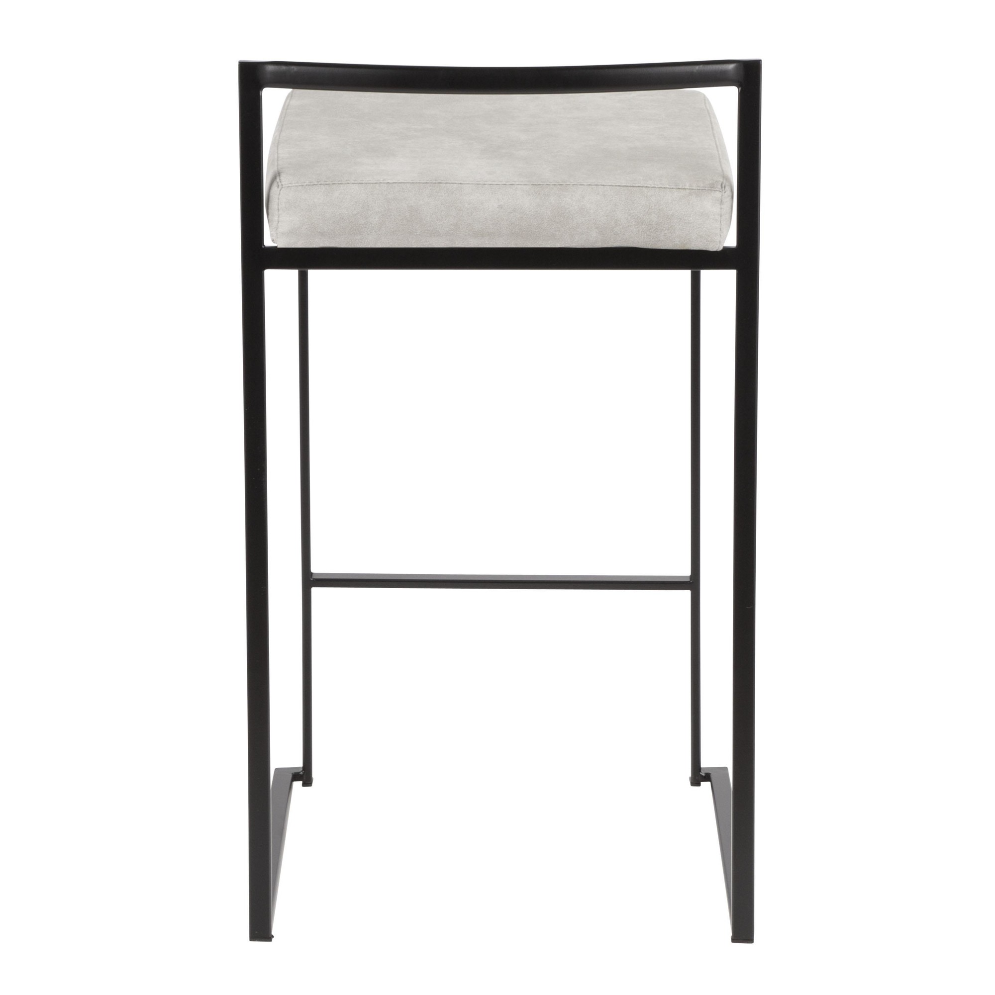 Fuji-Black-Stackable-Cowboy-Fabric-Contemporary-Counter-Stool-Set-of-2-9