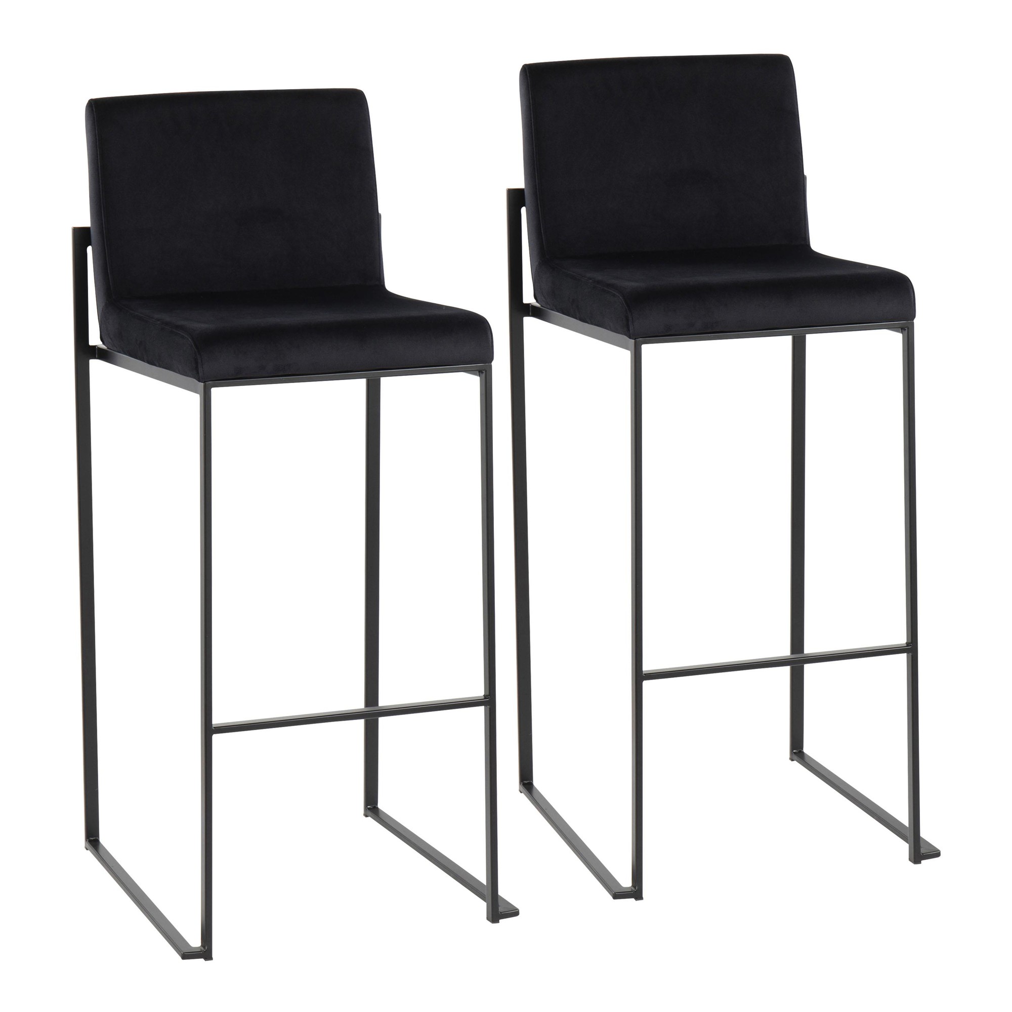 Fuji-Black-Steel-Black-Velvet-Contemporary-Barstool-Set-of-2