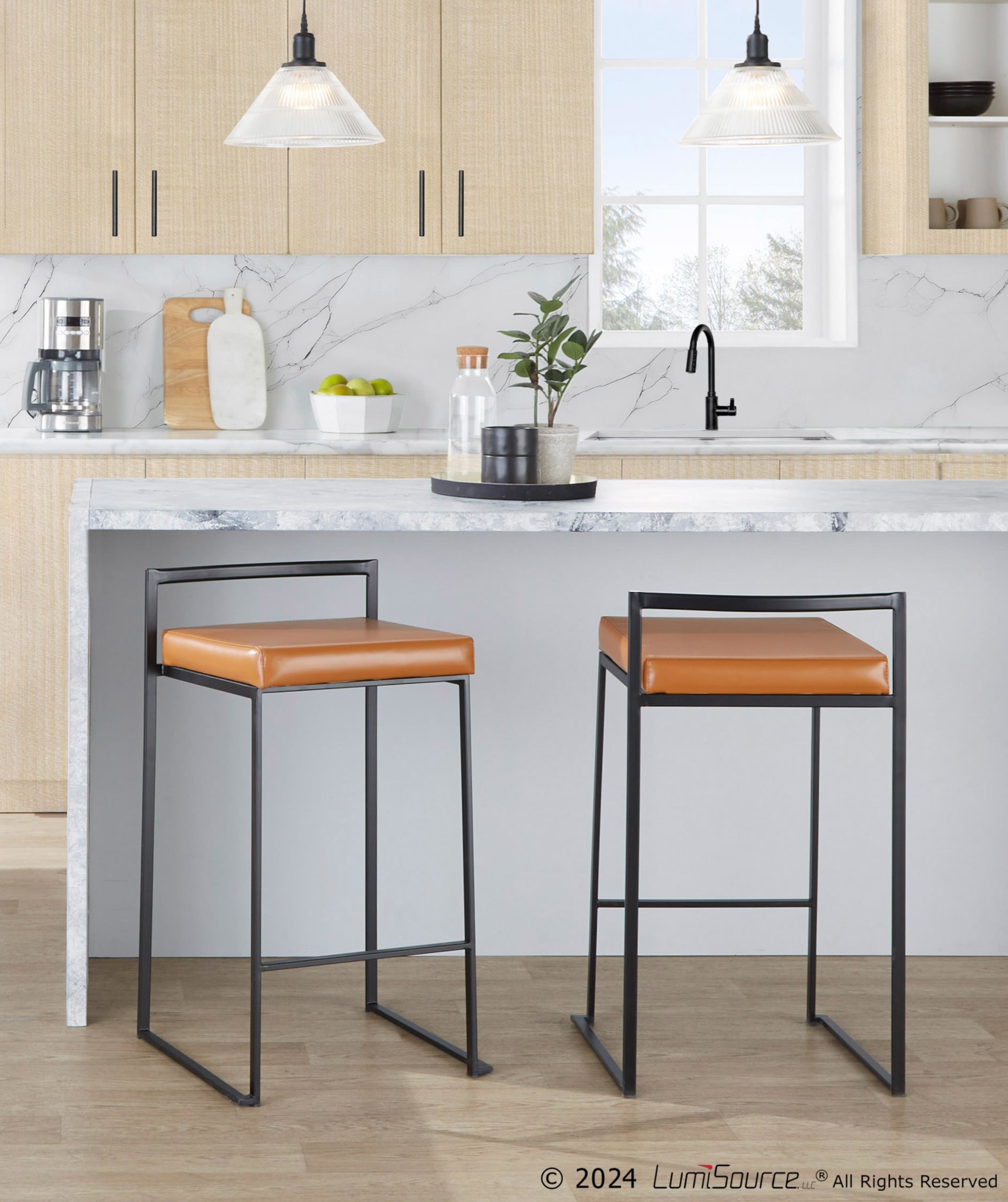 Fuji-Black-Steel-Camel-Faux-Leather-Contemporary-Counter-Stools-Set-of-2-3