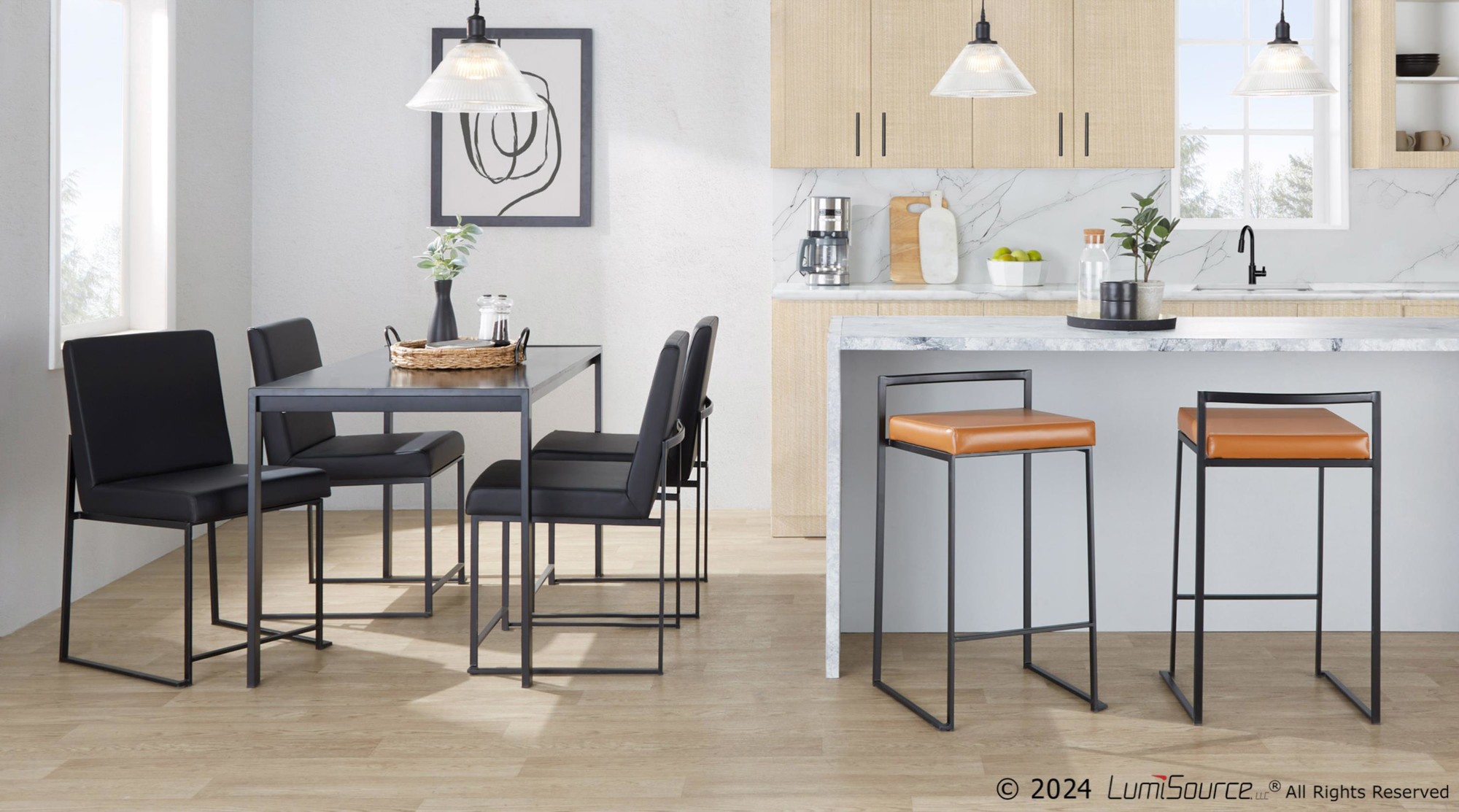 Fuji-Black-Steel-Camel-Faux-Leather-Contemporary-Counter-Stools-Set-of-2-4