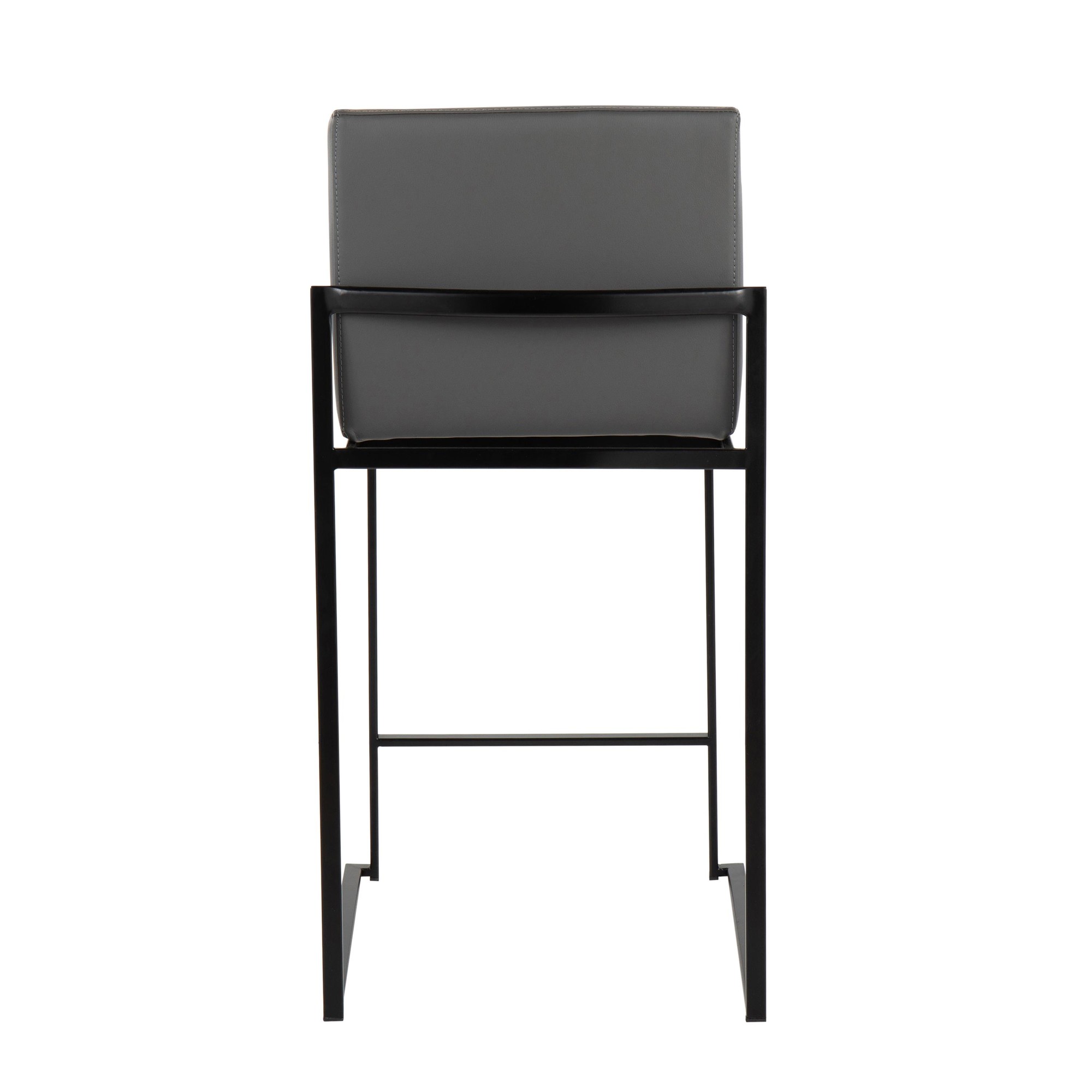 Fuji-Black-Steel-Grey-Faux-Leather-Contemporary-Counter-Stools-Set-of-2-4