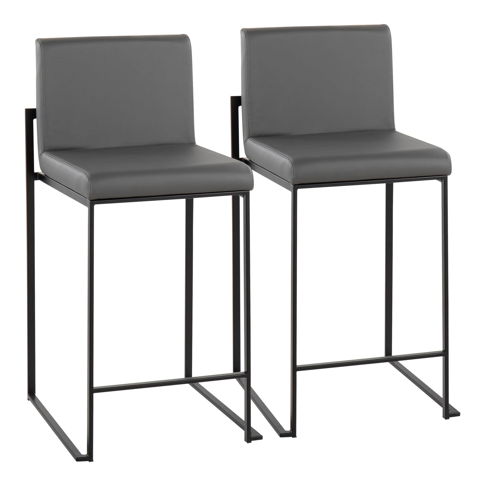 Fuji-Black-Steel-Grey-Faux-Leather-Contemporary-Counter-Stools-Set-of-2