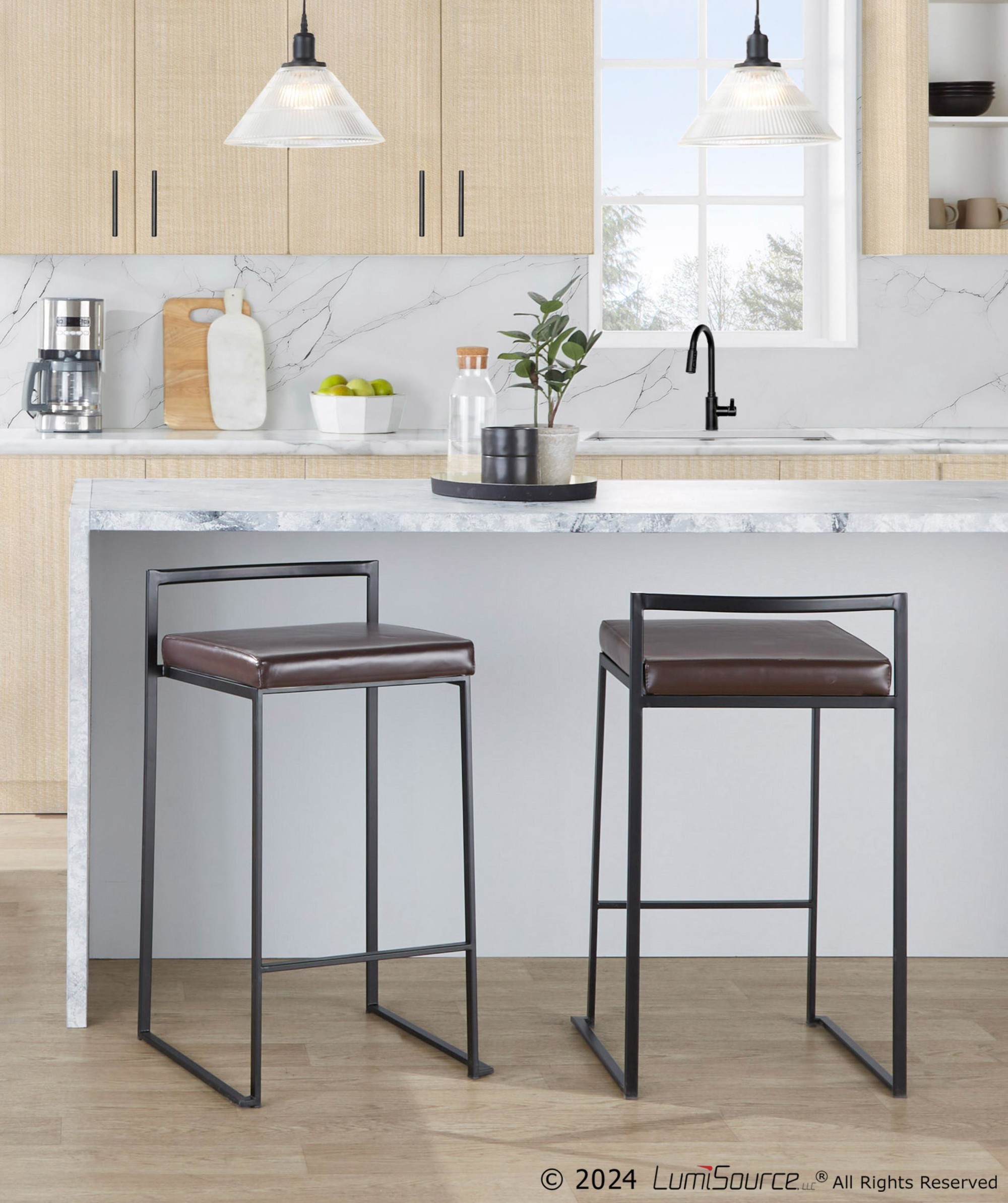 Fuji-BlackBrown-Contemporary-Stackable-Counter-Stools-Set-of-2-2