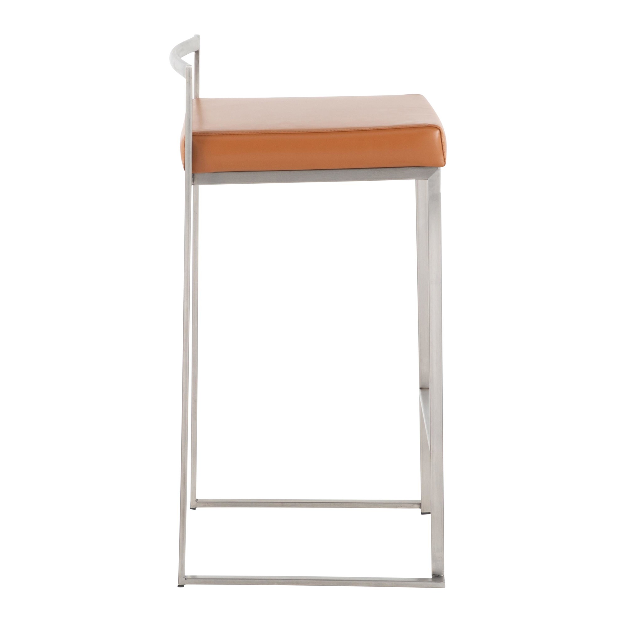 Fuji-Camel-Faux-Leather-Stainless-Steel-Contemporary-Counter-Stools-Set-of-2-6