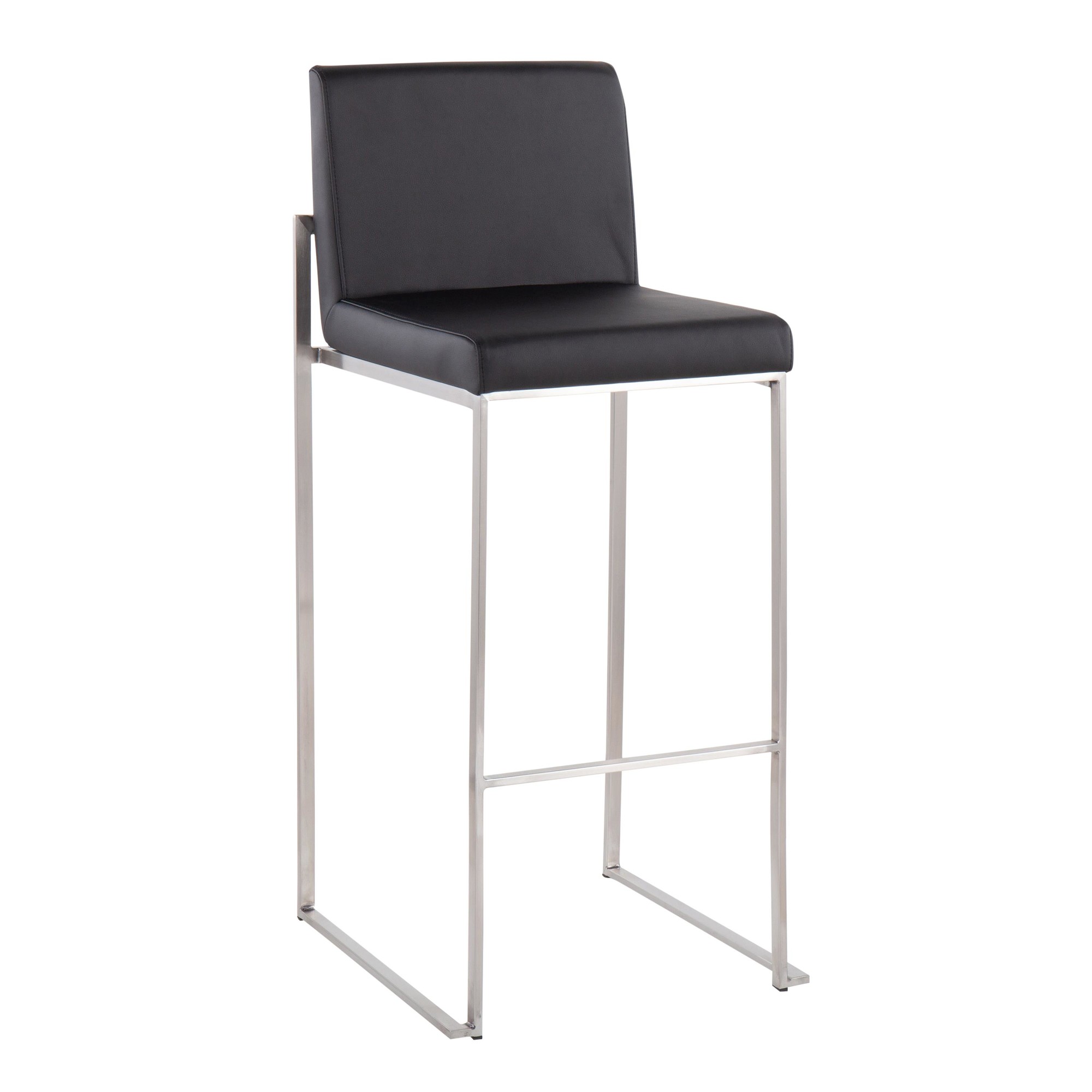 Fuji-Contemporary-Black-Faux-Leather-Stainless-Steel-Barstool-Set-of-2-2