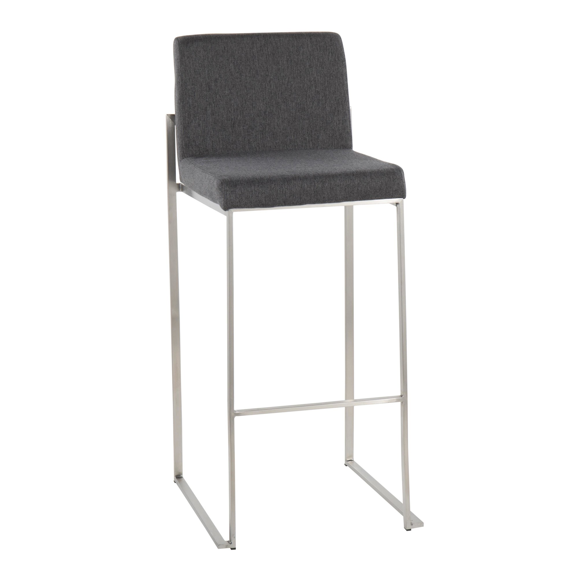 Fuji-Contemporary-Stainless-Steel-and-Charcoal-Bar-Stools-Set-of-2-1