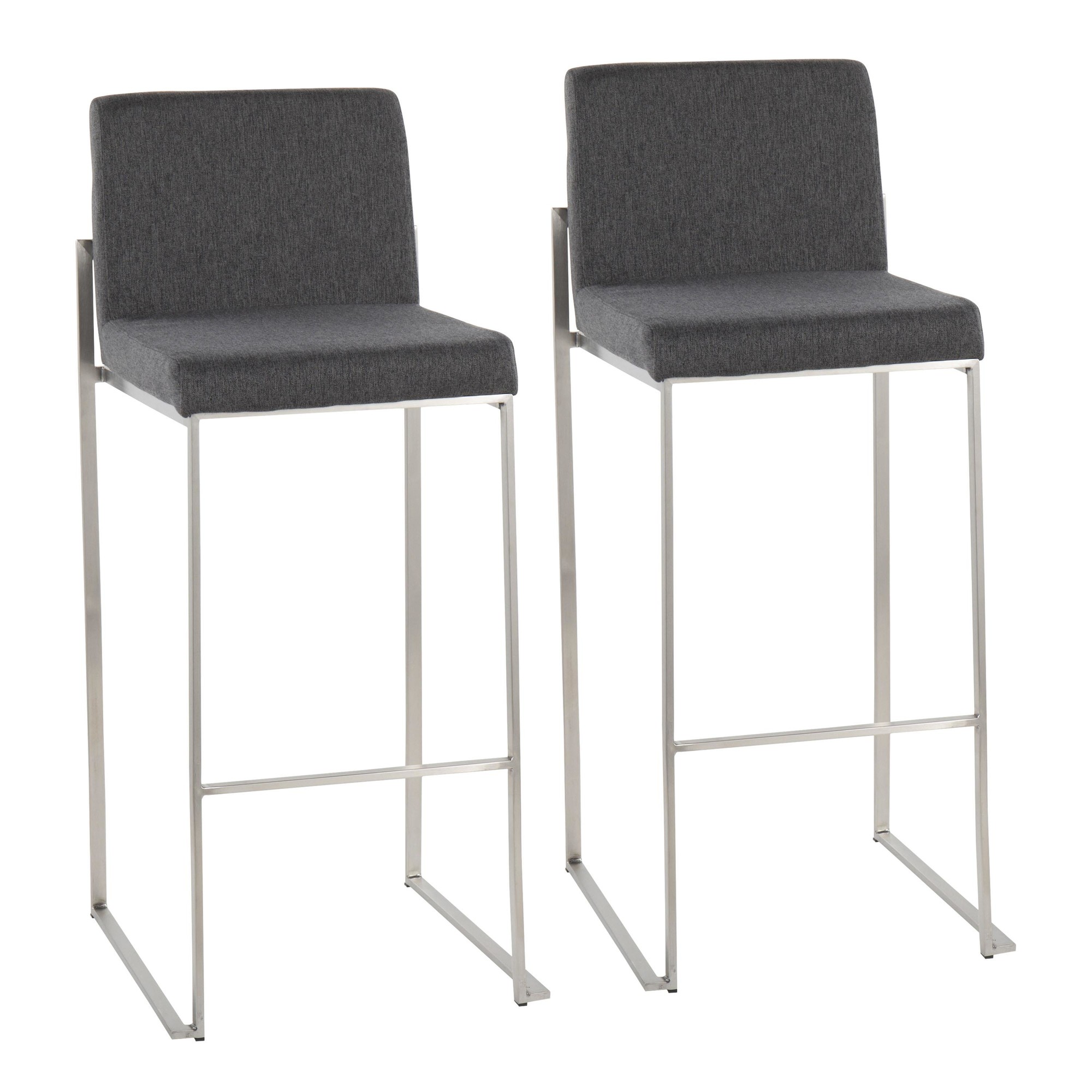 Fuji-Contemporary-Stainless-Steel-and-Charcoal-Bar-Stools-Set-of-2