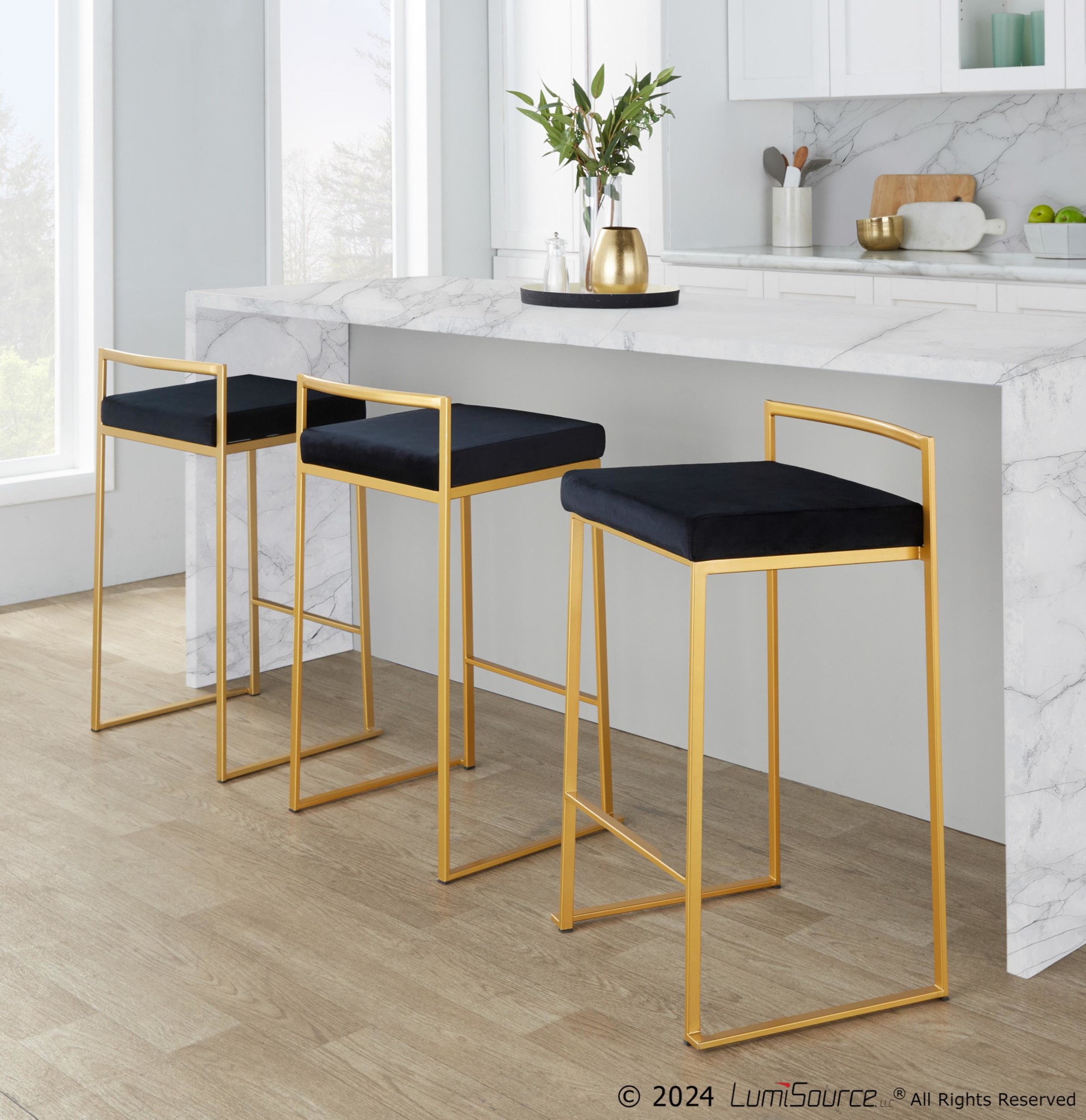 Fuji-Gold-Black-Velvet-Contemporary-Counter-Stools-26-Inch-Set-of-2-5