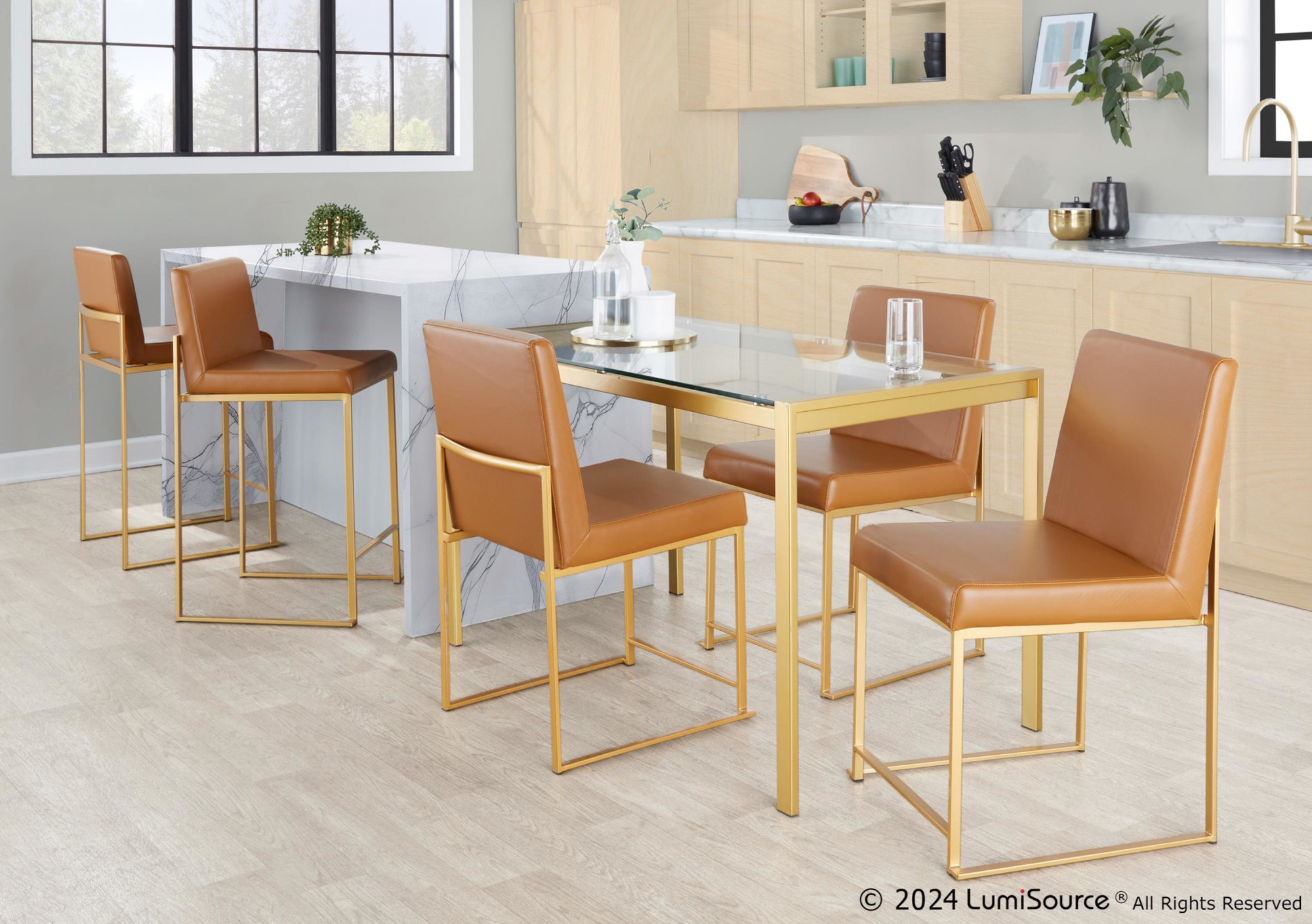 Fuji-Gold-Contemporary-Stackable-Counter-Stools-Camel-Faux-Leather-Set-of-2