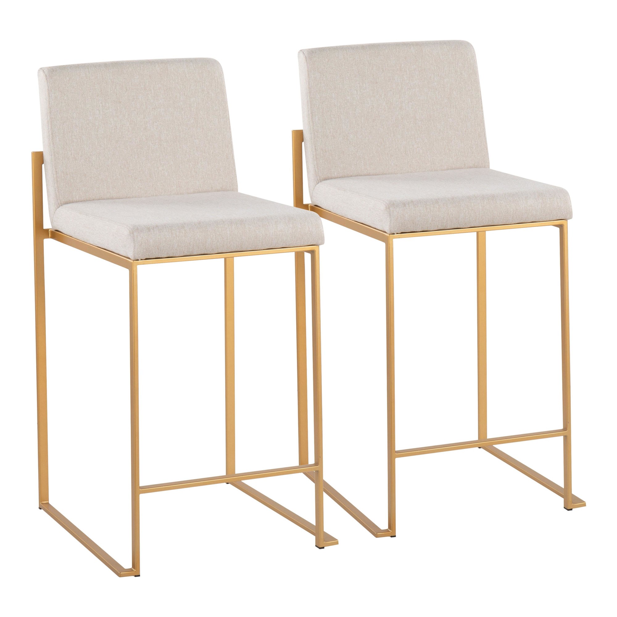 Fuji-Gold-Steel-Beige-Contemporary-High-Back-Counter-Stools-Set-of-2