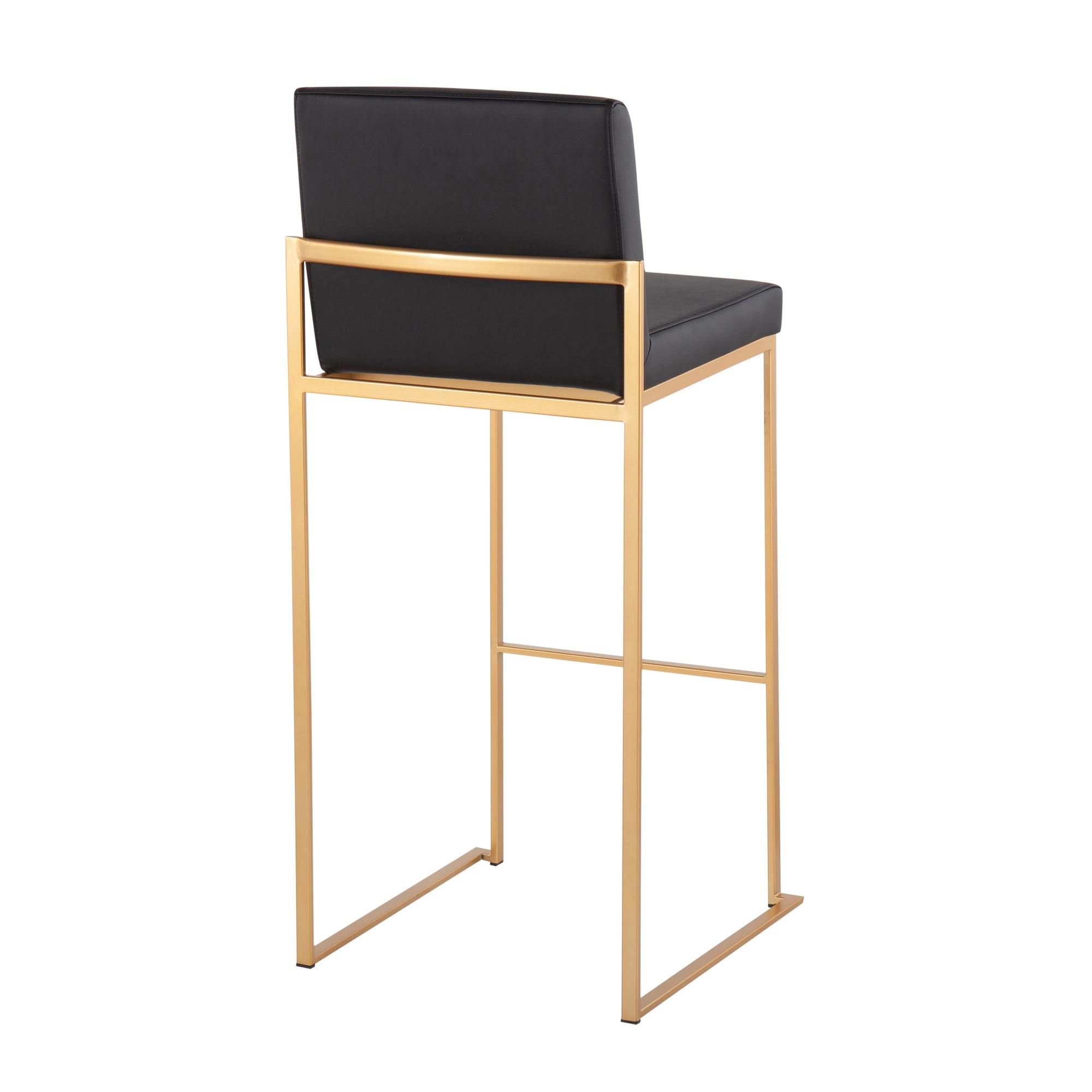 Fuji-Gold-Steel-Black-Faux-Leather-Contemporary-Barstools-Set-of-2-6