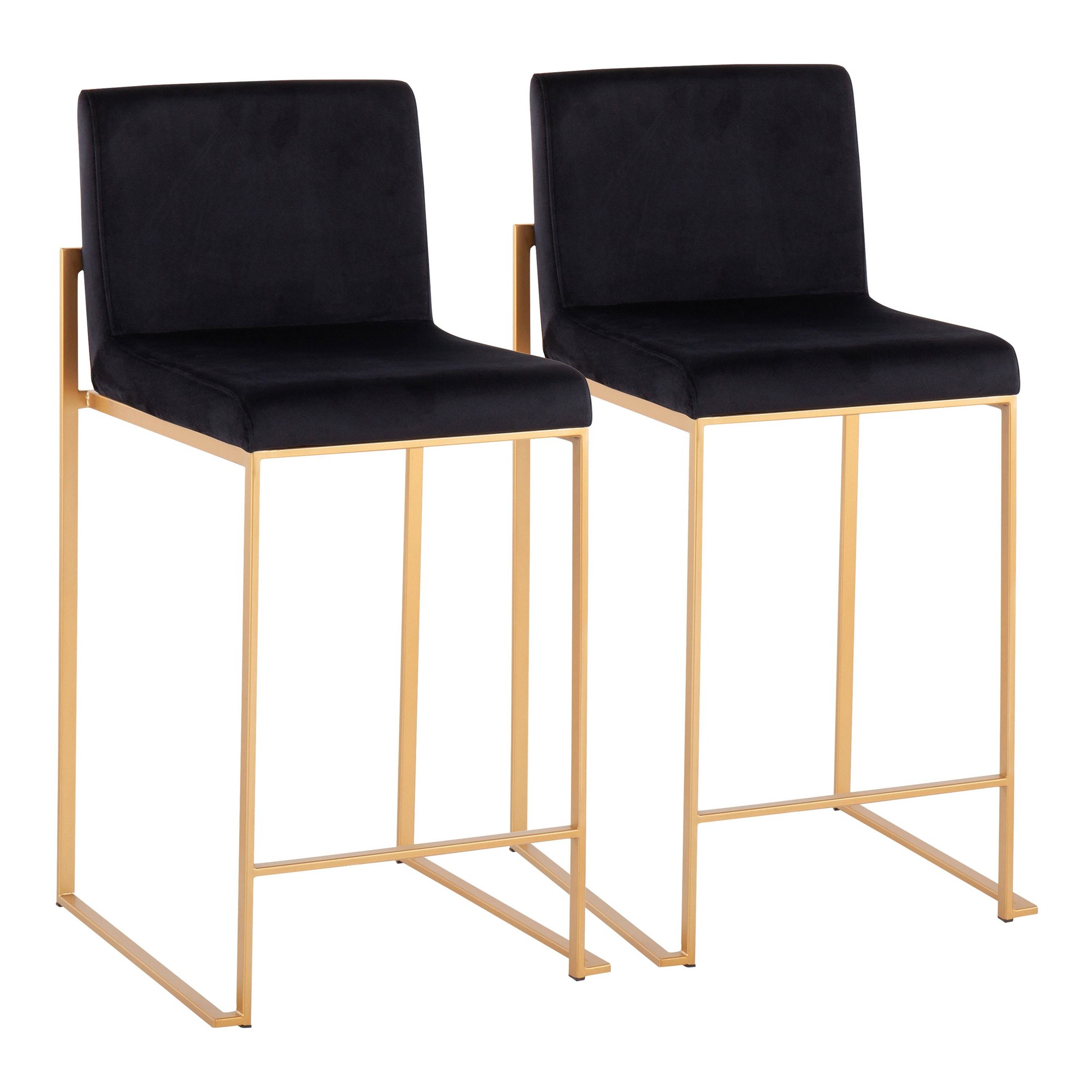 Fuji-Gold-Steel-Black-Velvet-Contemporary-Counter-Stool-Set-of-2-3
