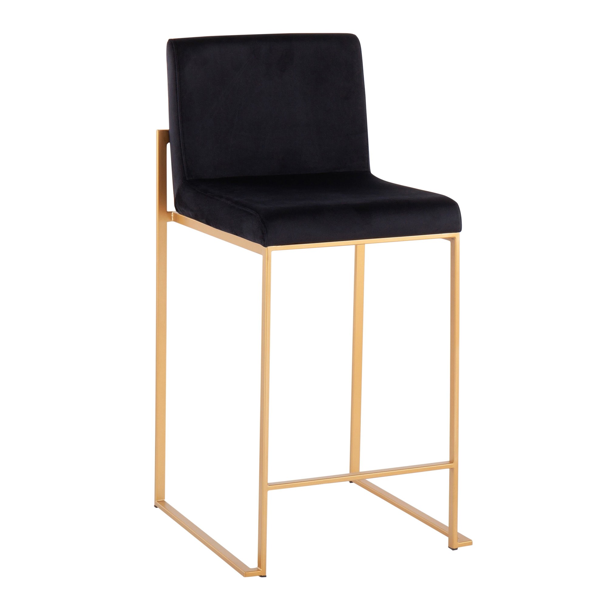 Fuji-Gold-Steel-Black-Velvet-Contemporary-Counter-Stool-Set-of-2-4