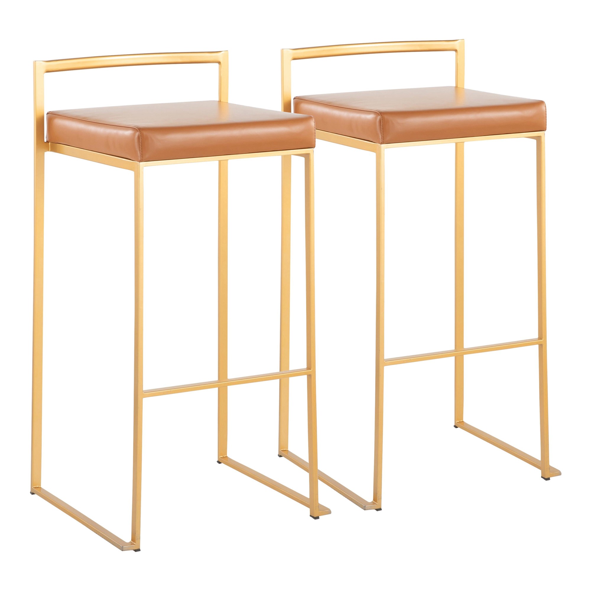Fuji-Gold-Steel-Camel-Faux-Leather-Contemporary-Barstools-Set-of-2-2