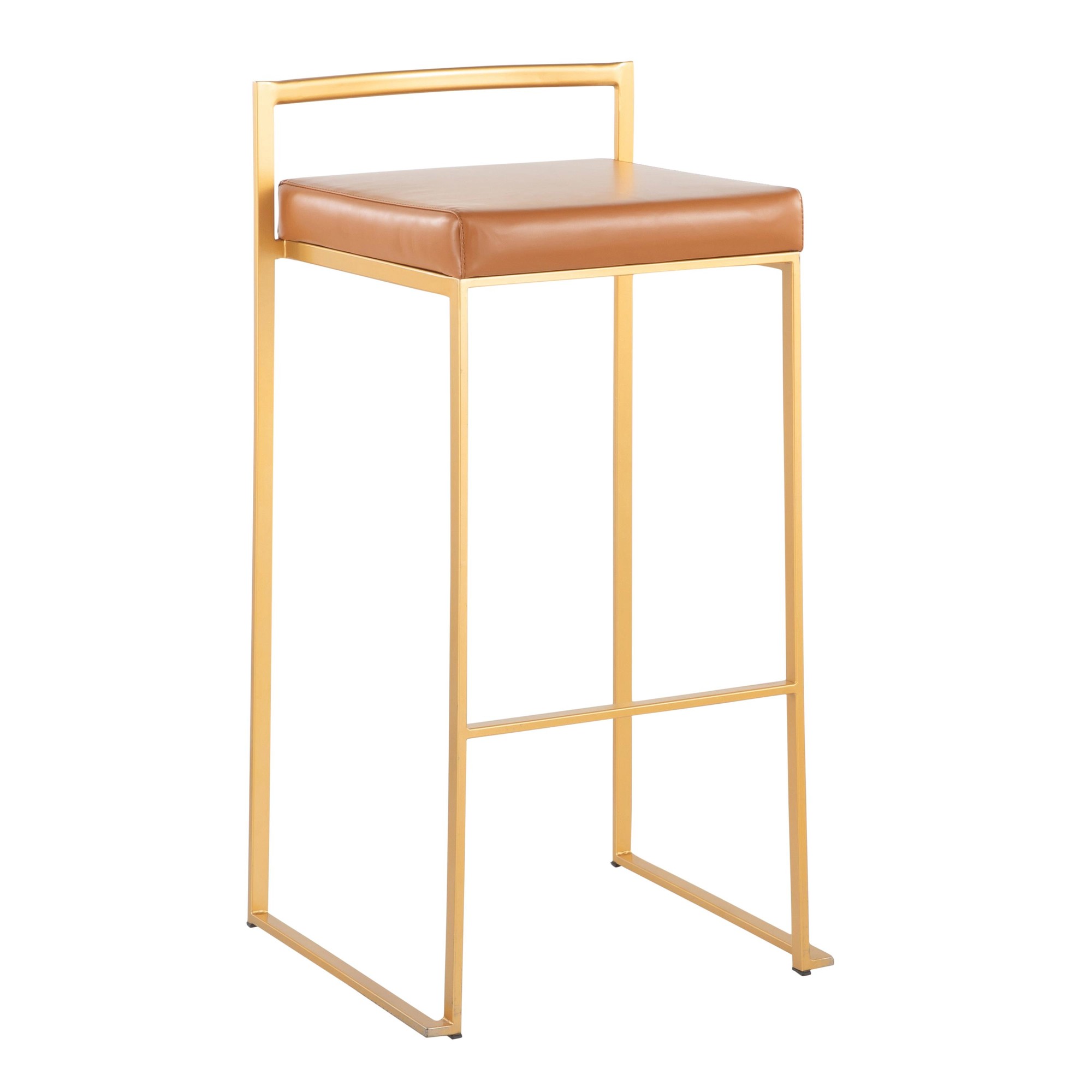 Fuji-Gold-Steel-Camel-Faux-Leather-Contemporary-Barstools-Set-of-2-3