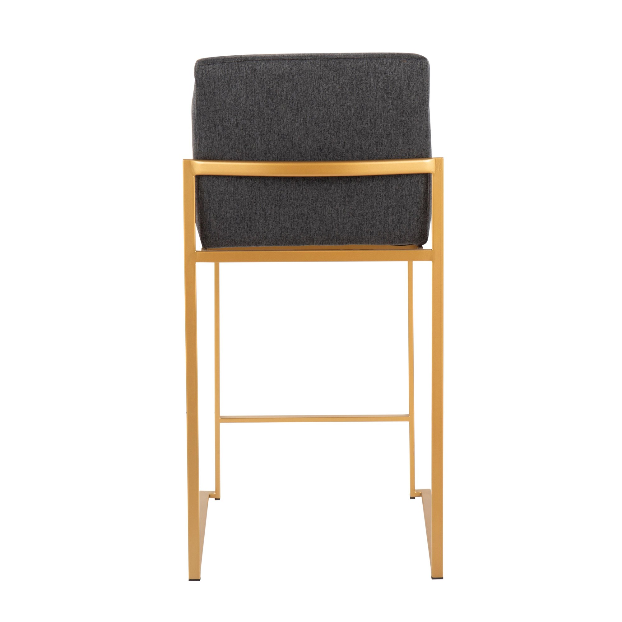 Fuji-Gold-Steel-Charcoal-Fabric-Contemporary-Counter-Stools-Set-of-2-4