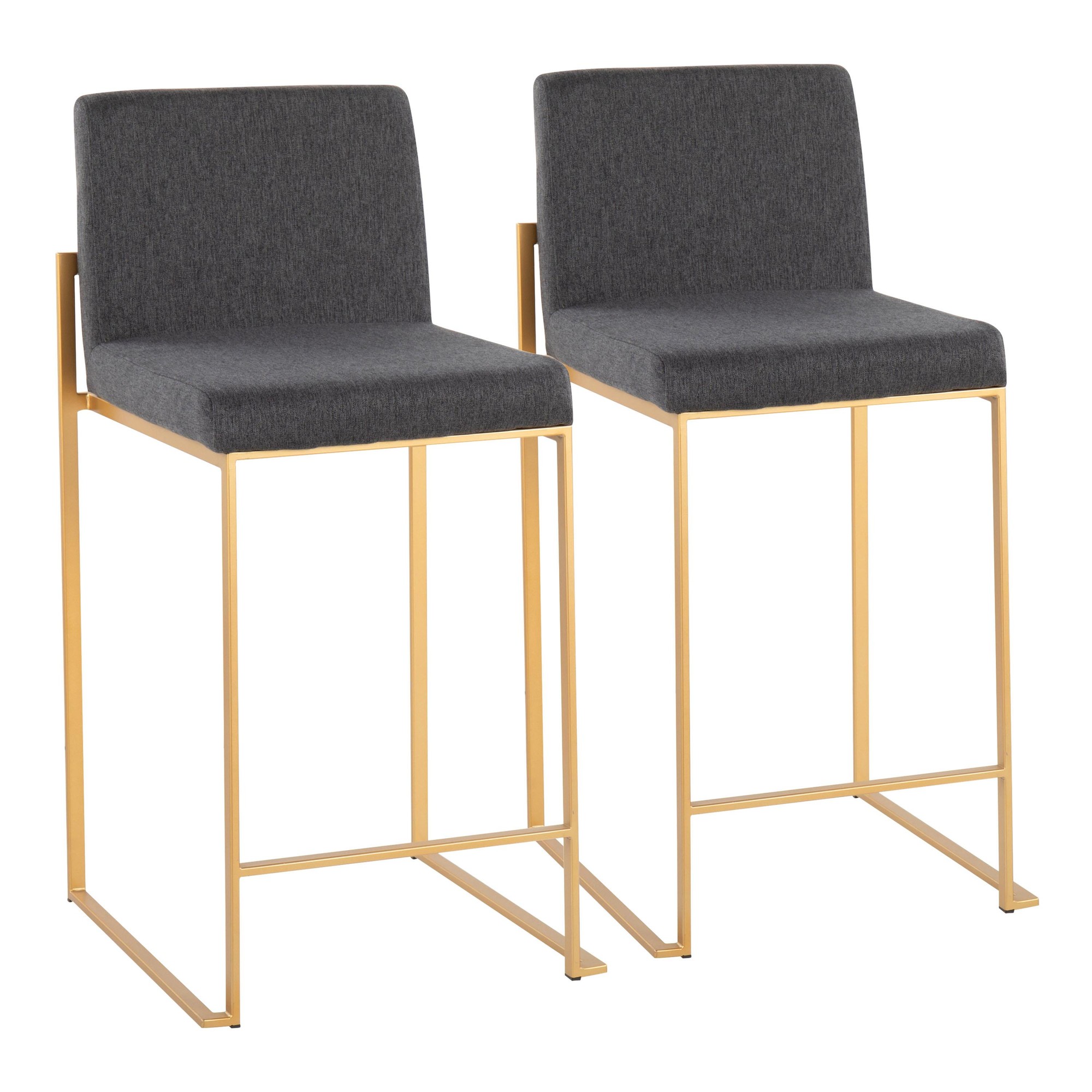 Fuji-Gold-Steel-Charcoal-Fabric-Contemporary-Counter-Stools-Set-of-2