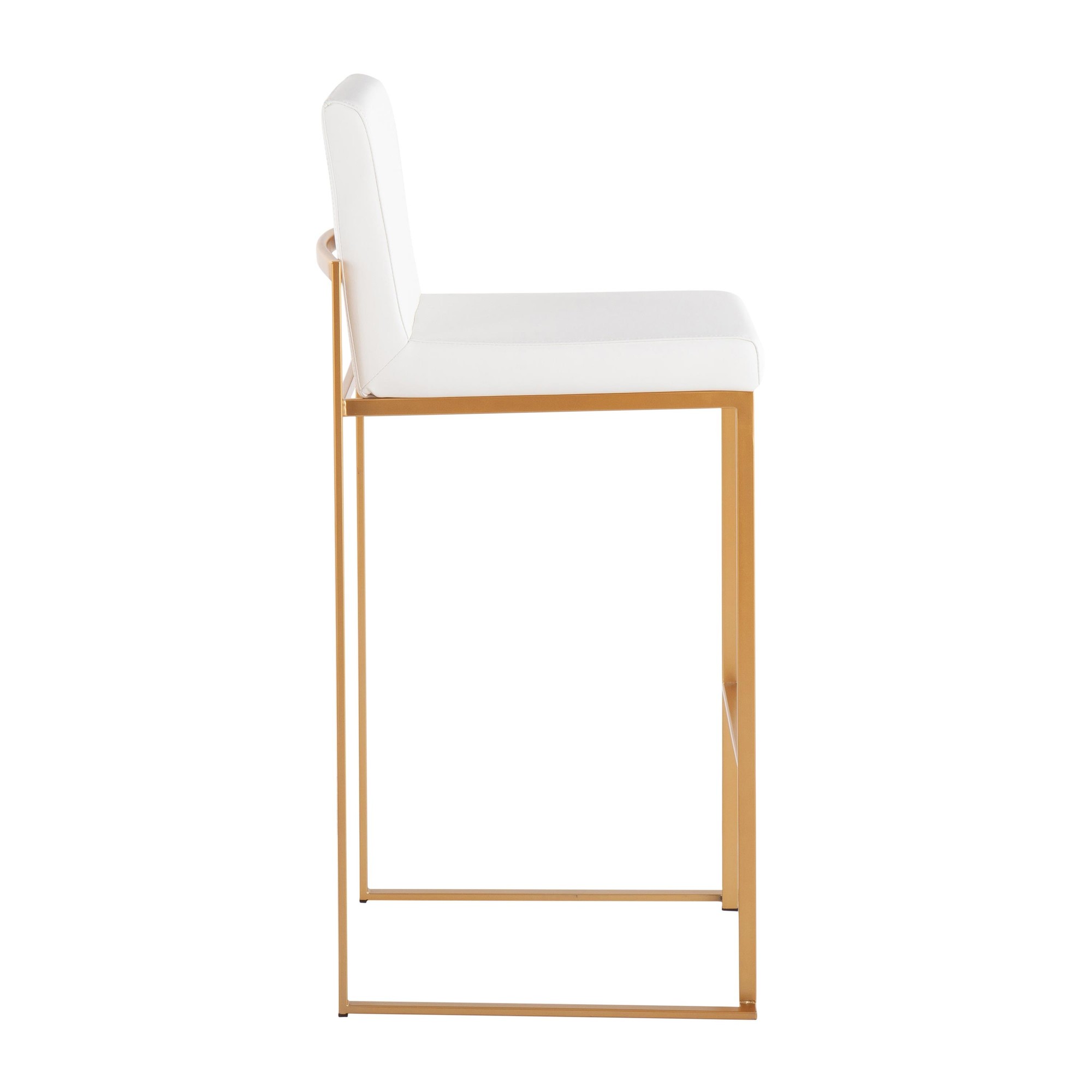 Fuji-Gold-Steel-White-Contemporary-High-Back-Barstools-Set-of-2-4